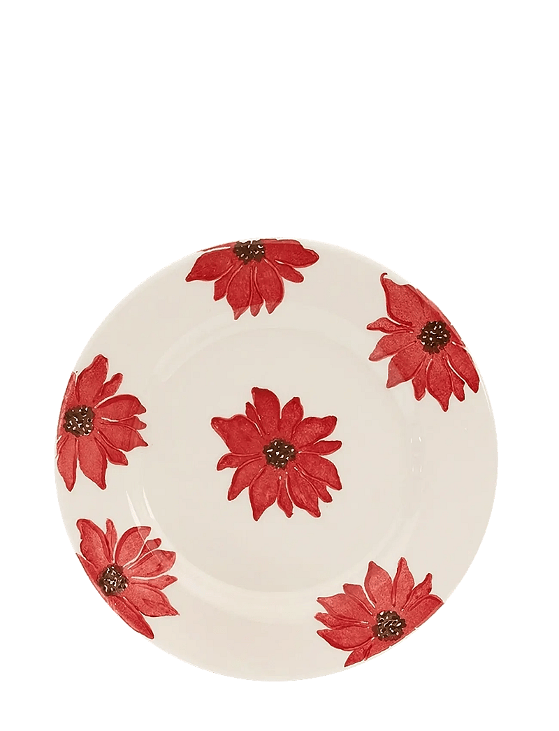 Anna + Nina - Fiorita Breakfast Plate - small plates - red - 1