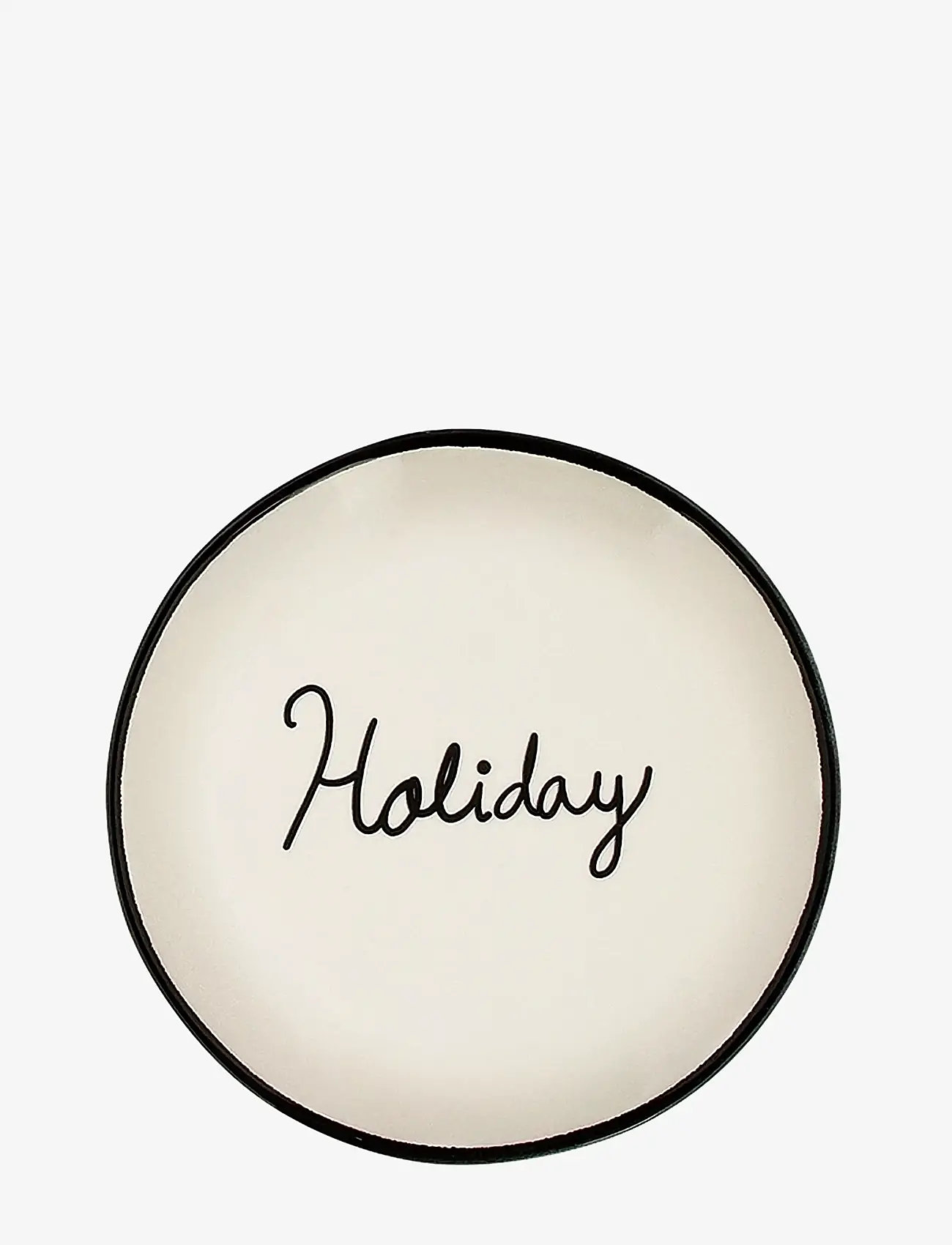 Anna + Nina - Holiday Dessert Plate - frühstücksteller - black - 0