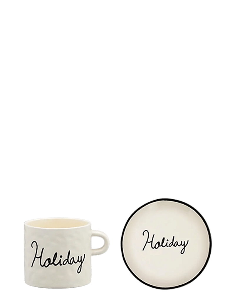 Anna + Nina - Holiday Breakfast Set - geschirrsets & geschirrservice - black - 1