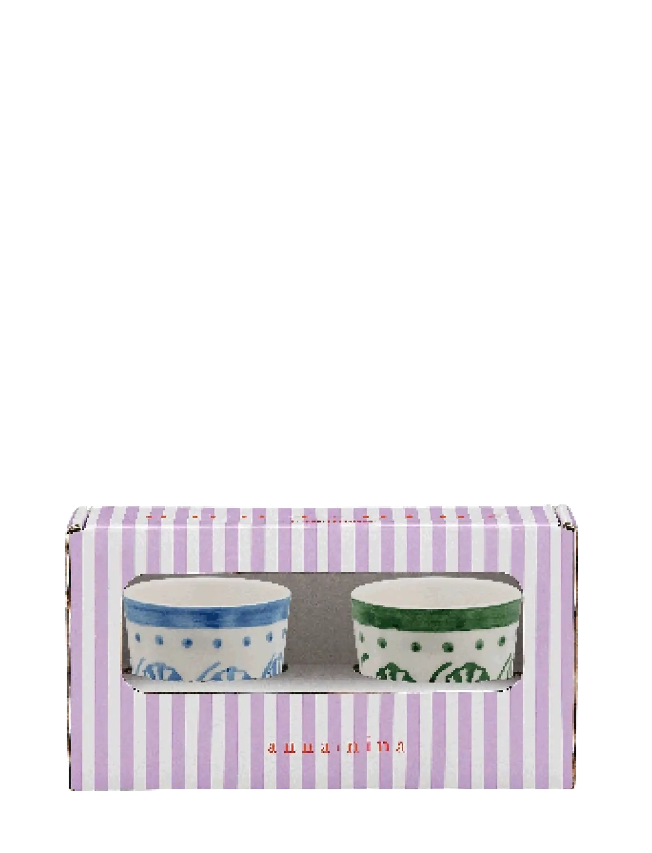Anna + Nina - Coastal Charm Coffee Cup Set of 2 - kaffekopper - multicolor - 1