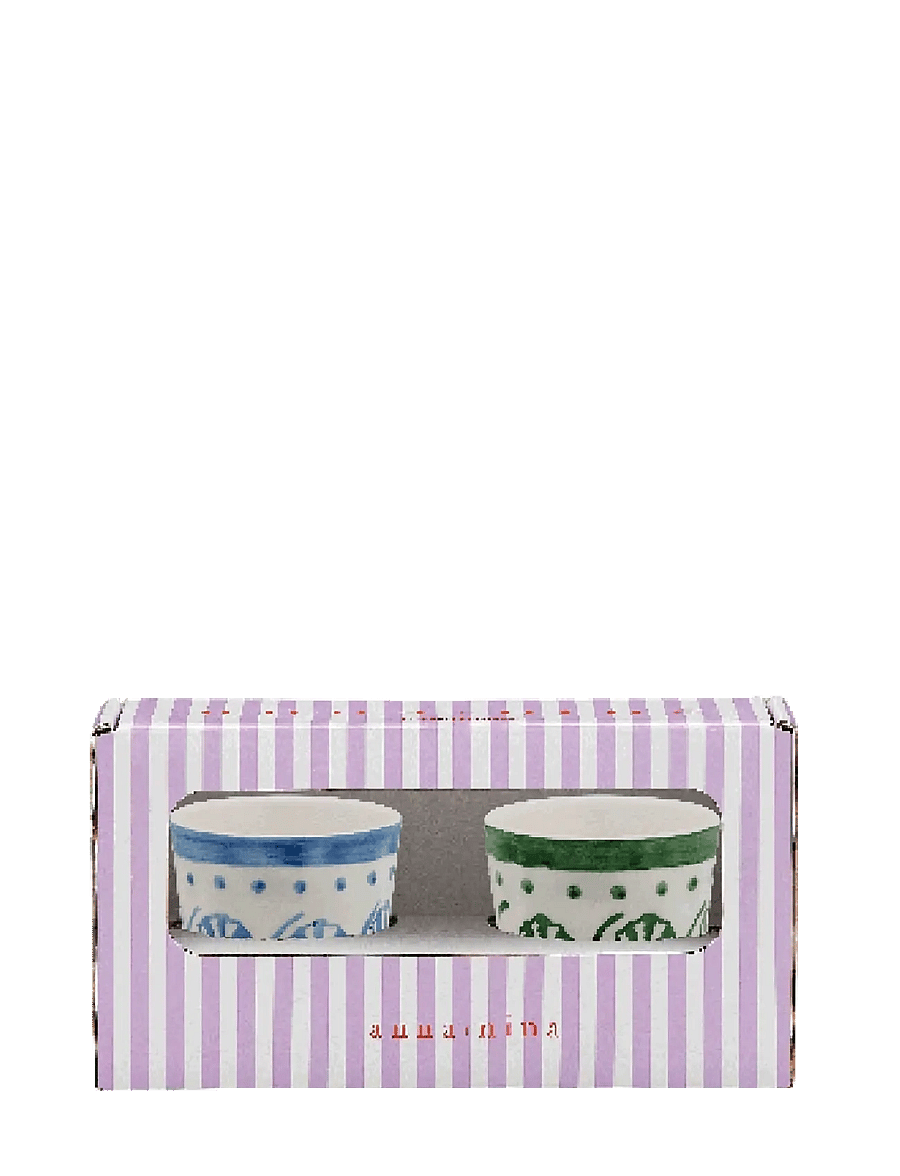 Anna + Nina - Coastal Charm Coffee Cup Set of 2 - kohvitassid - multicolor - 1