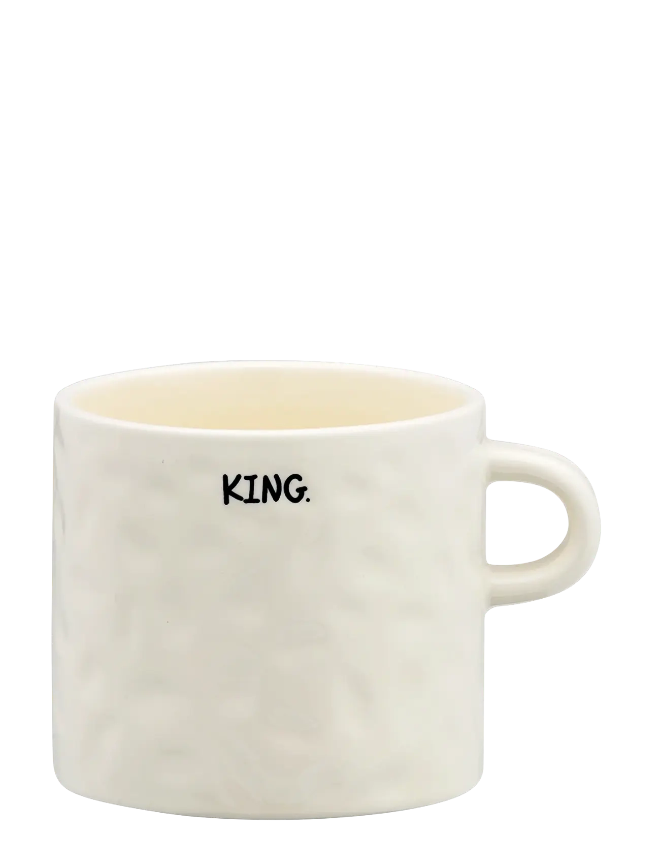 Anna + Nina King Mug - Geschirr - BLACK / cream