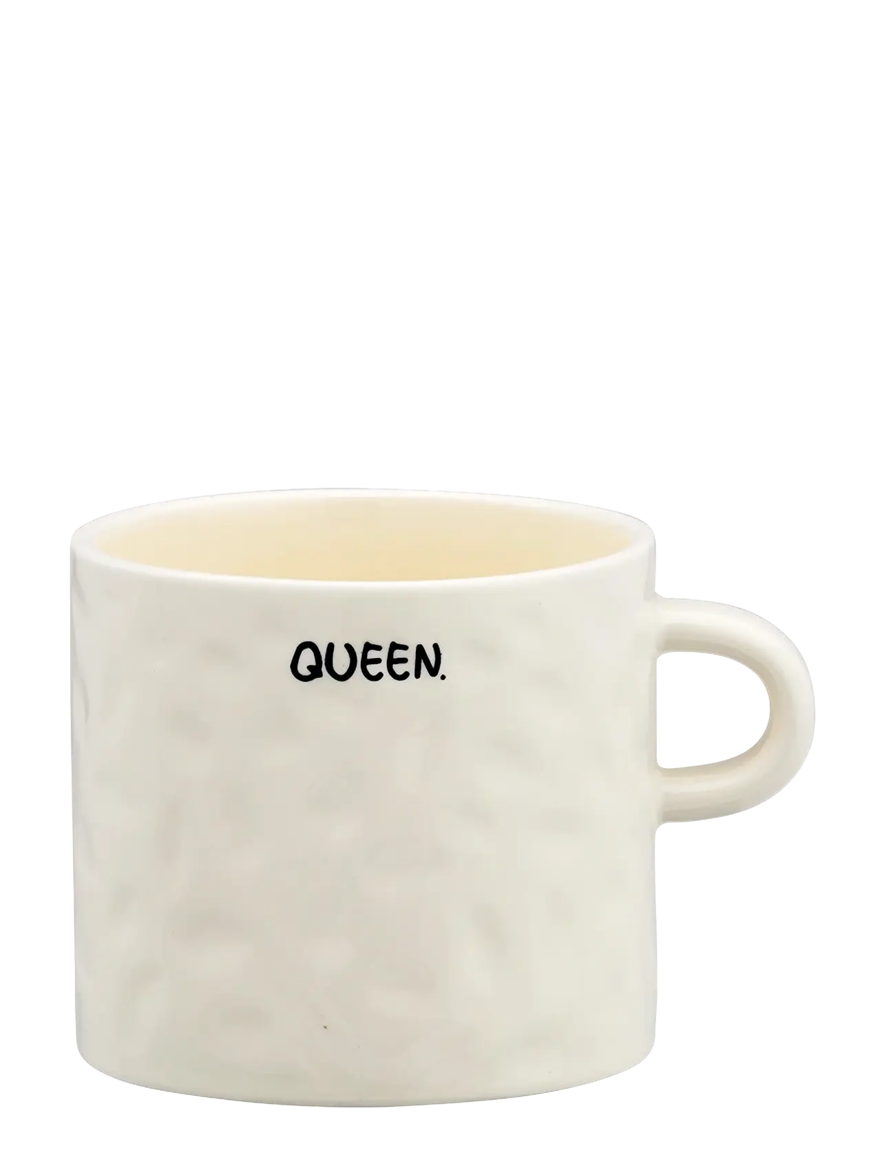 Anna + Nina Queen Mug - Geschirr - BLACK / cream