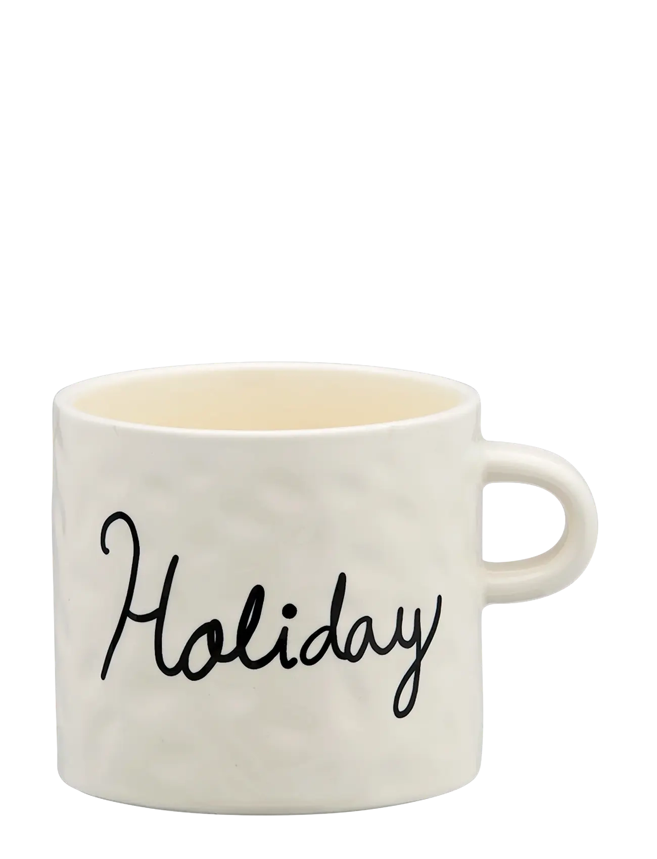 Anna + Nina Holiday Mug - Geschirr - BLACK / cream