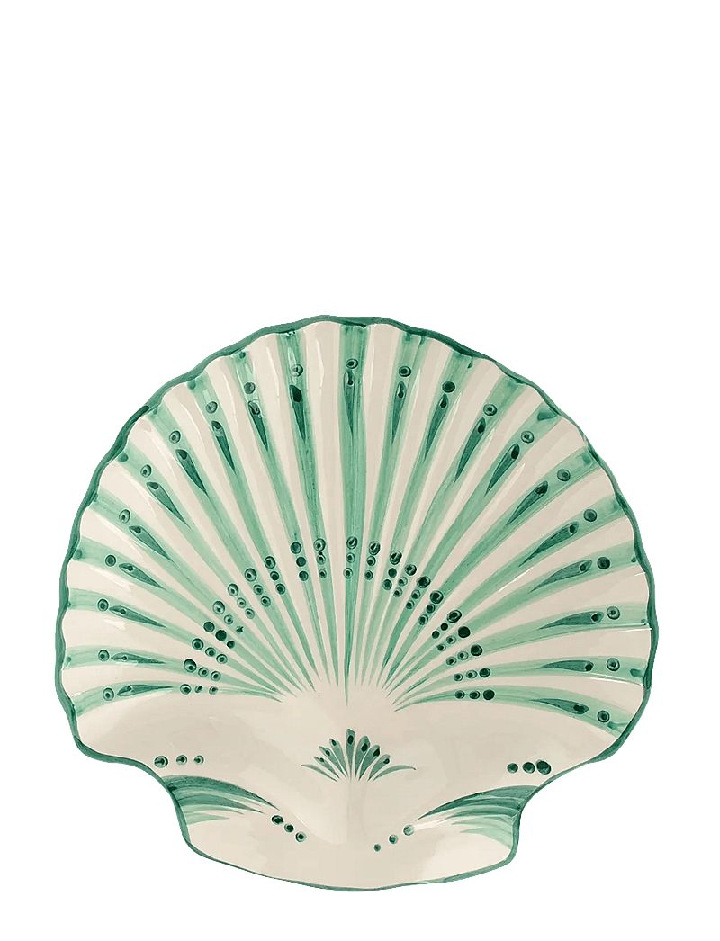 Anna + Nina - Shell Verde Serving Platter - servierplatten - green - 0