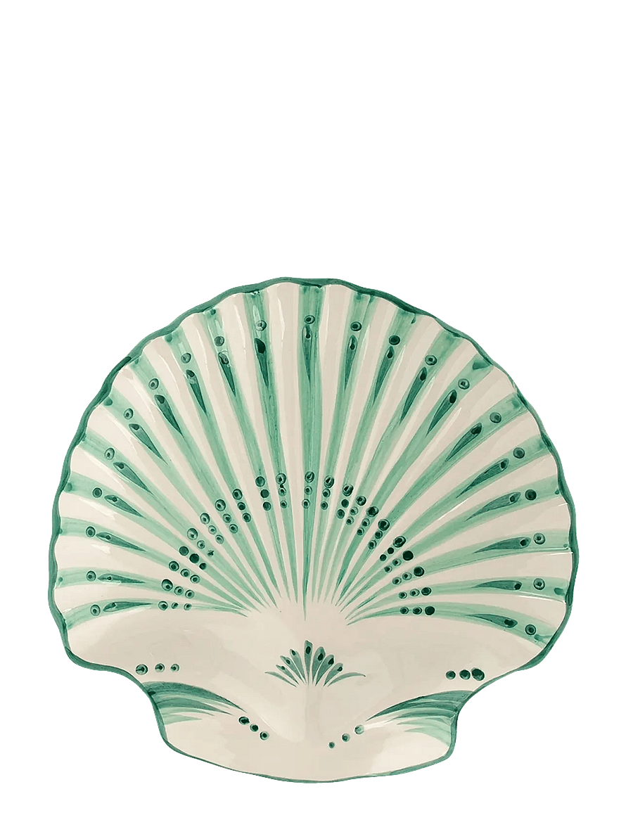 Anna + Nina - Shell Verde Serving Platter - servierplatten - green - 0