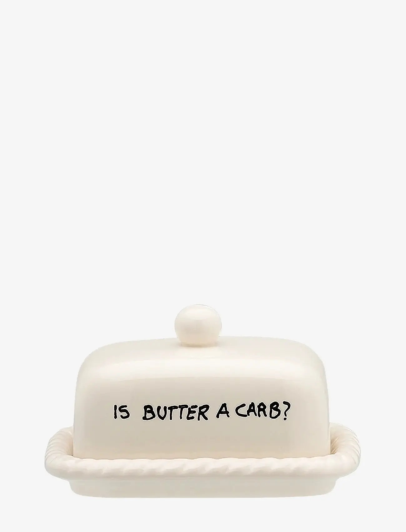 Anna + Nina - Is Butter a Carb Butter Dish - butter cups - black - 0