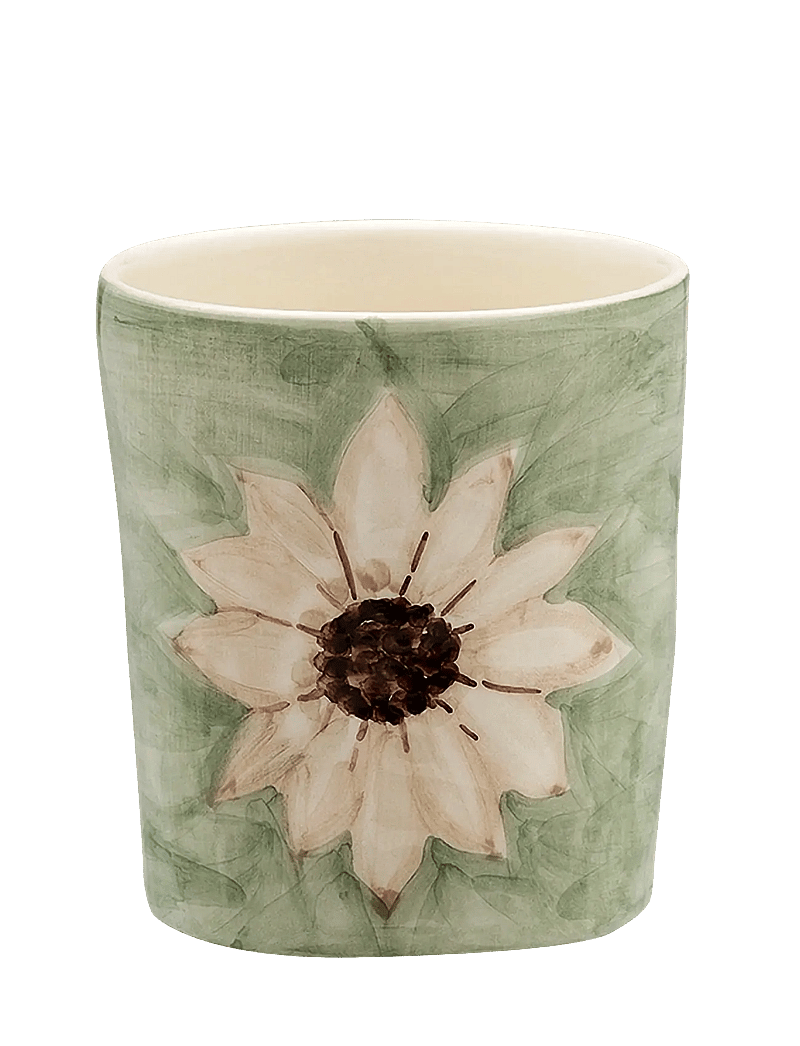 Anna + Nina - White Lotus Dreams Latte Cup - kaffetassen - multicolor - 0