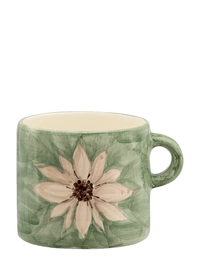 Anna + Nina - White Lotus Dreams Mug - kaffetassen - multicolor - 0
