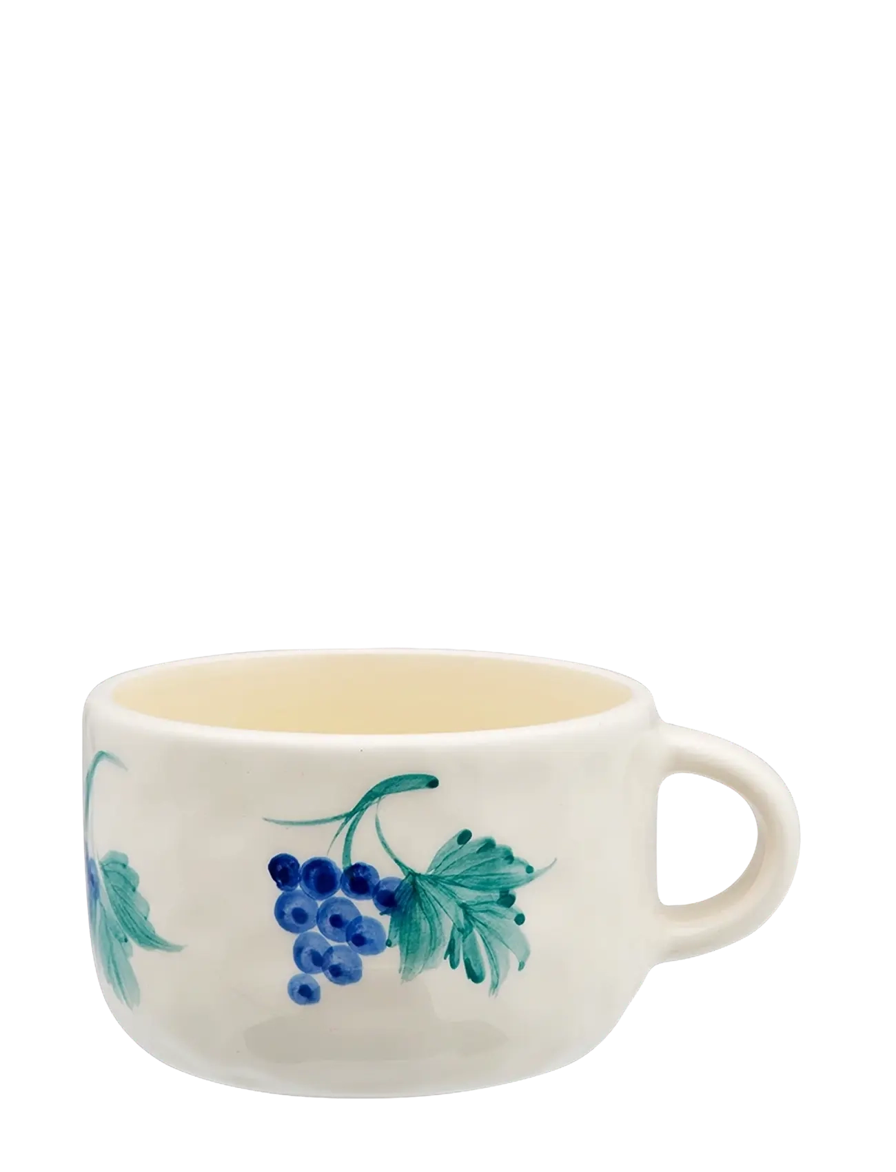 Anna + Nina Grapevine Cappuccino Mug, 30 ml, Cups & Mugs, Creme - Coffee Cups, Homeware