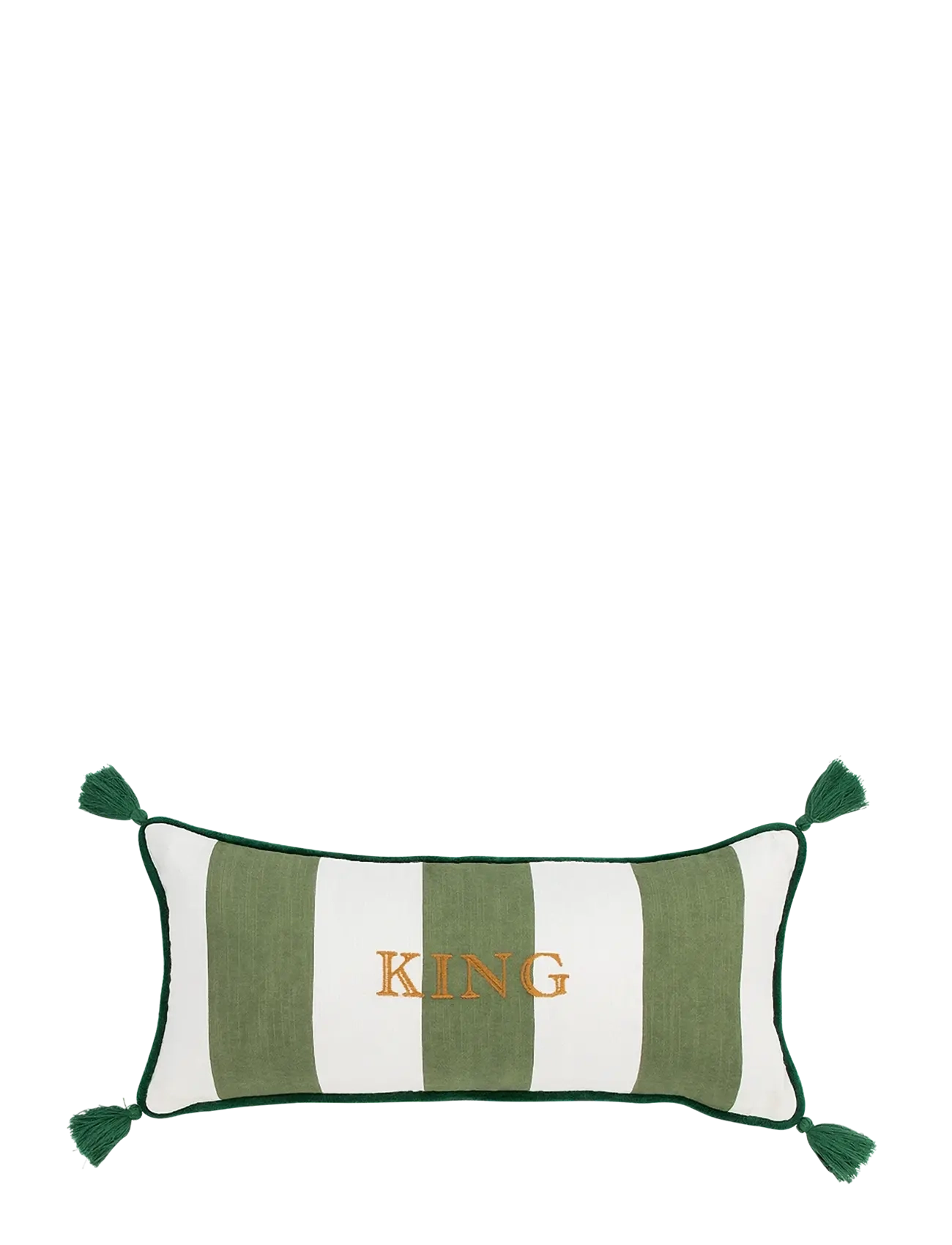 Anna + Nina King Cushion - Textiles - MULTICOLOR / green