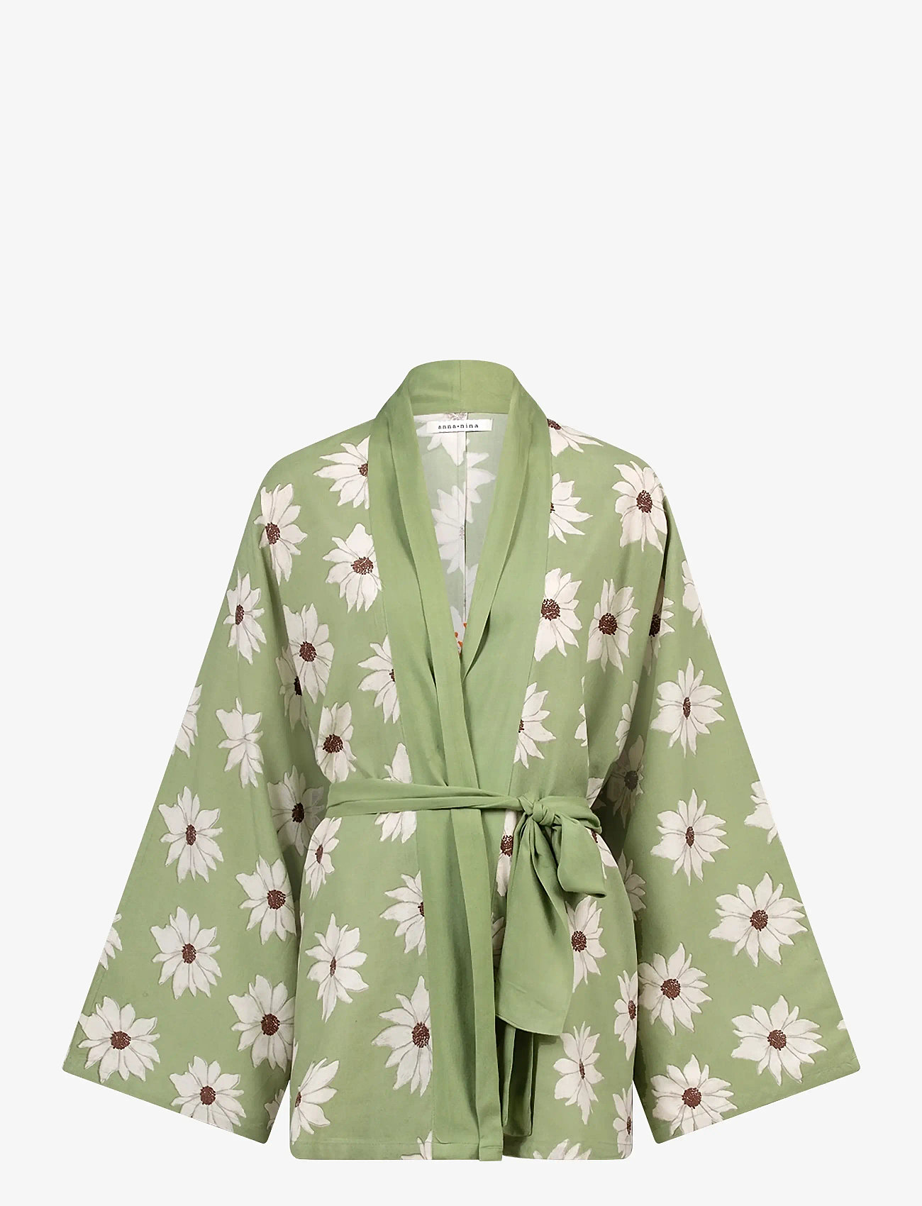 Anna + Nina - White Lotus Dreams Kimono - hverdags stil - multicolor - 0