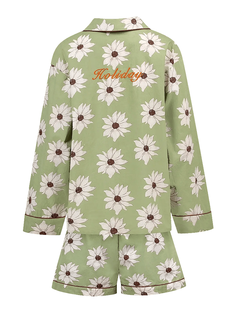 Anna + Nina - White Lotus Dreams Pyjama - pyjamas - multicolor - 1