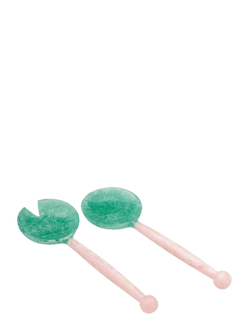 Anna + Nina - Coastal Salad Server Set - salatbesteck - multicolor - 0