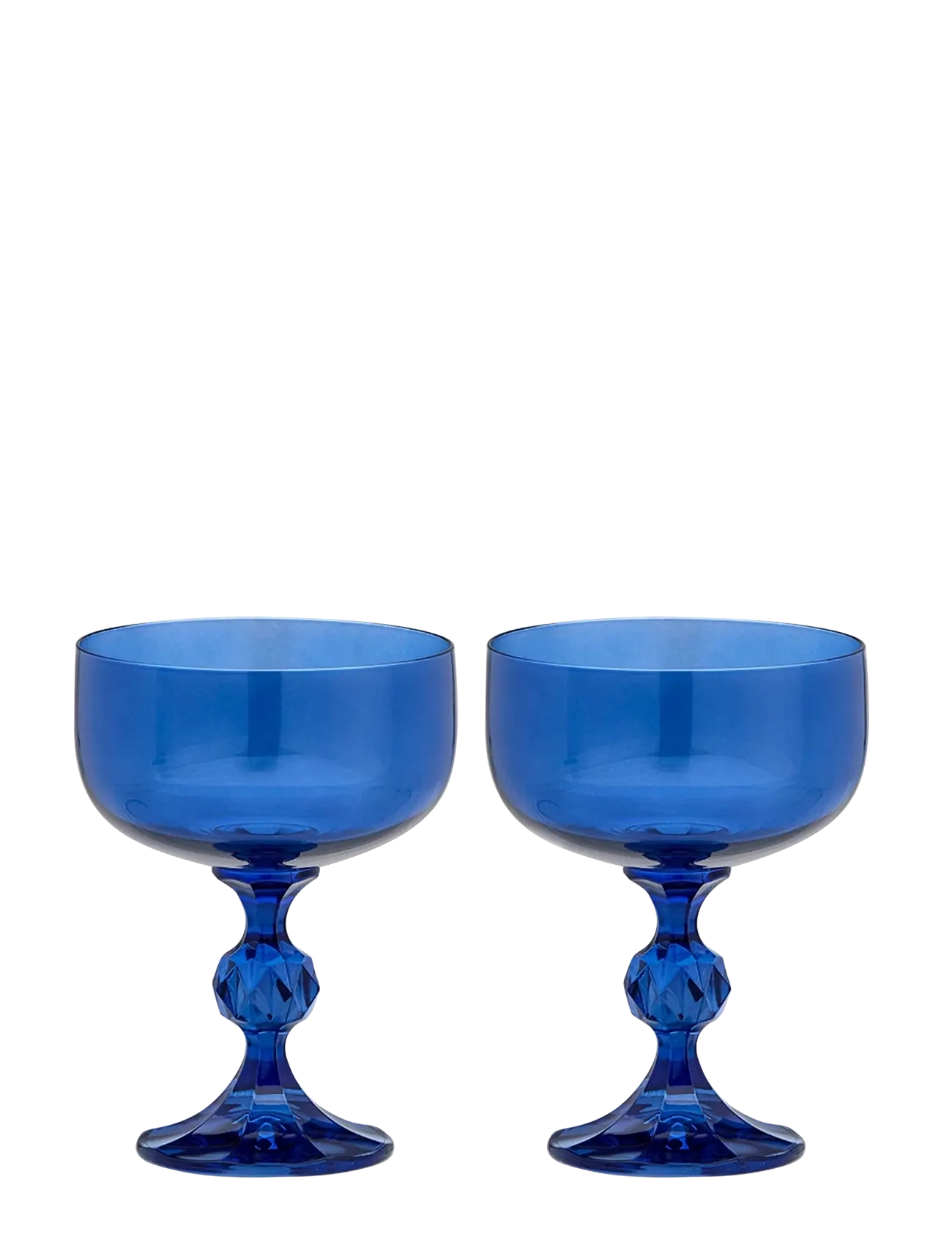 Anna + Nina Mare Cocktail Glass Set of 2 - Borddækning - BLUE / blue