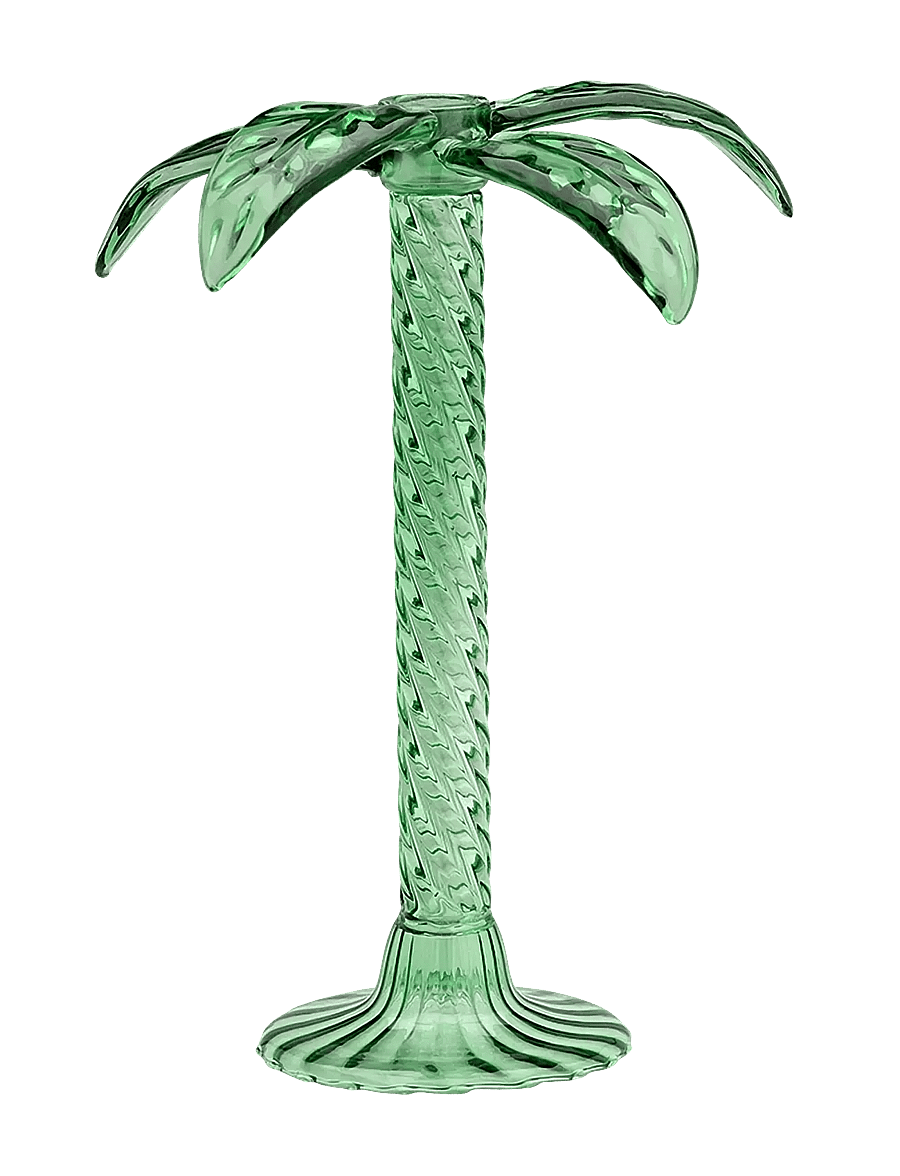 Anna + Nina - Sage Palm Tree Candle Holder - kerzenständer - green - 0