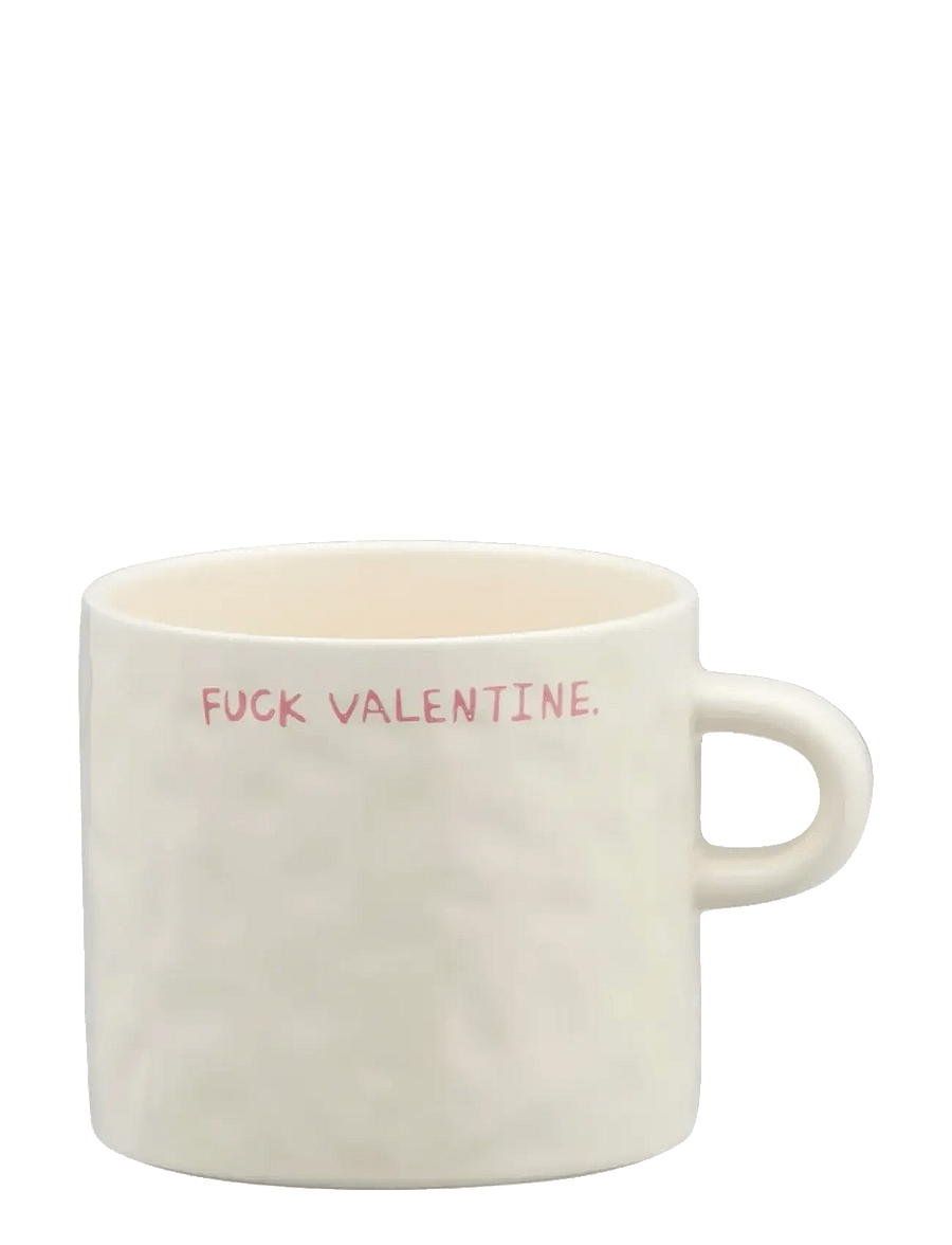 Anna + Nina - Fuck Valentine Mug - kohvitassid - white - 1