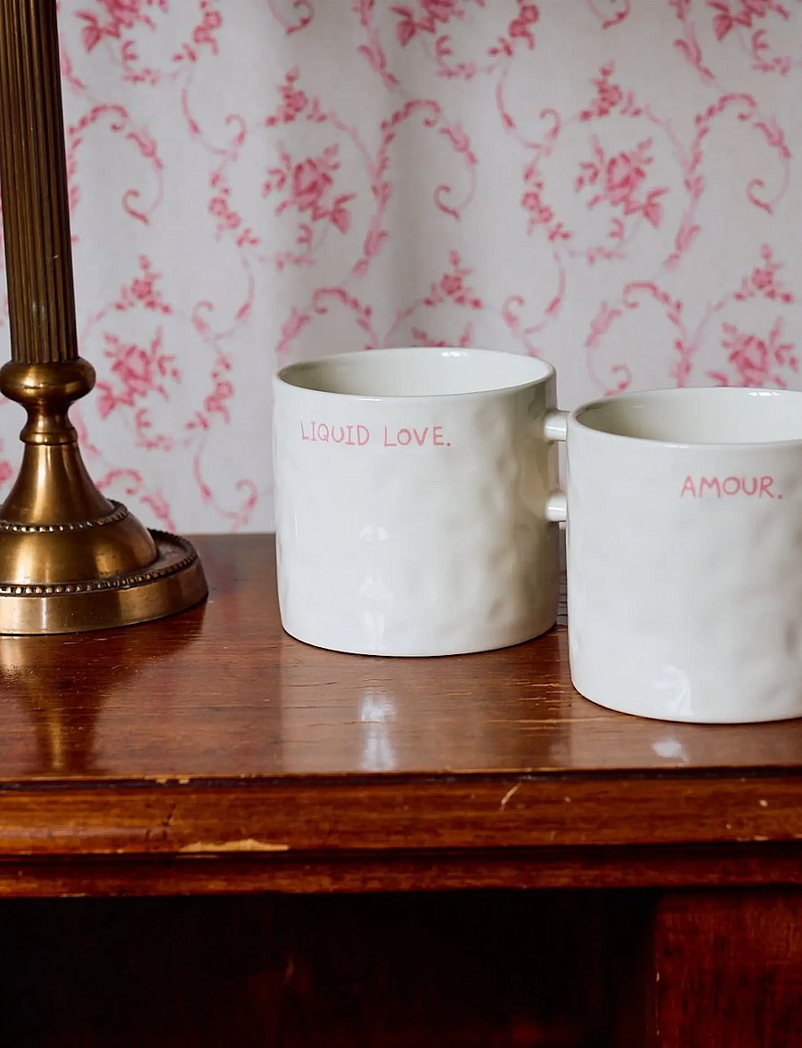 Anna + Nina - Liquid Love Mug - kaffetassen - white - 0