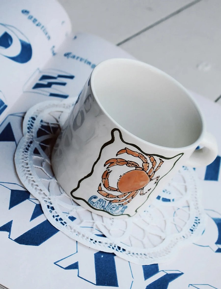 Anna + Nina - Zodiac Tea Mug - teetassid - cancer - 4