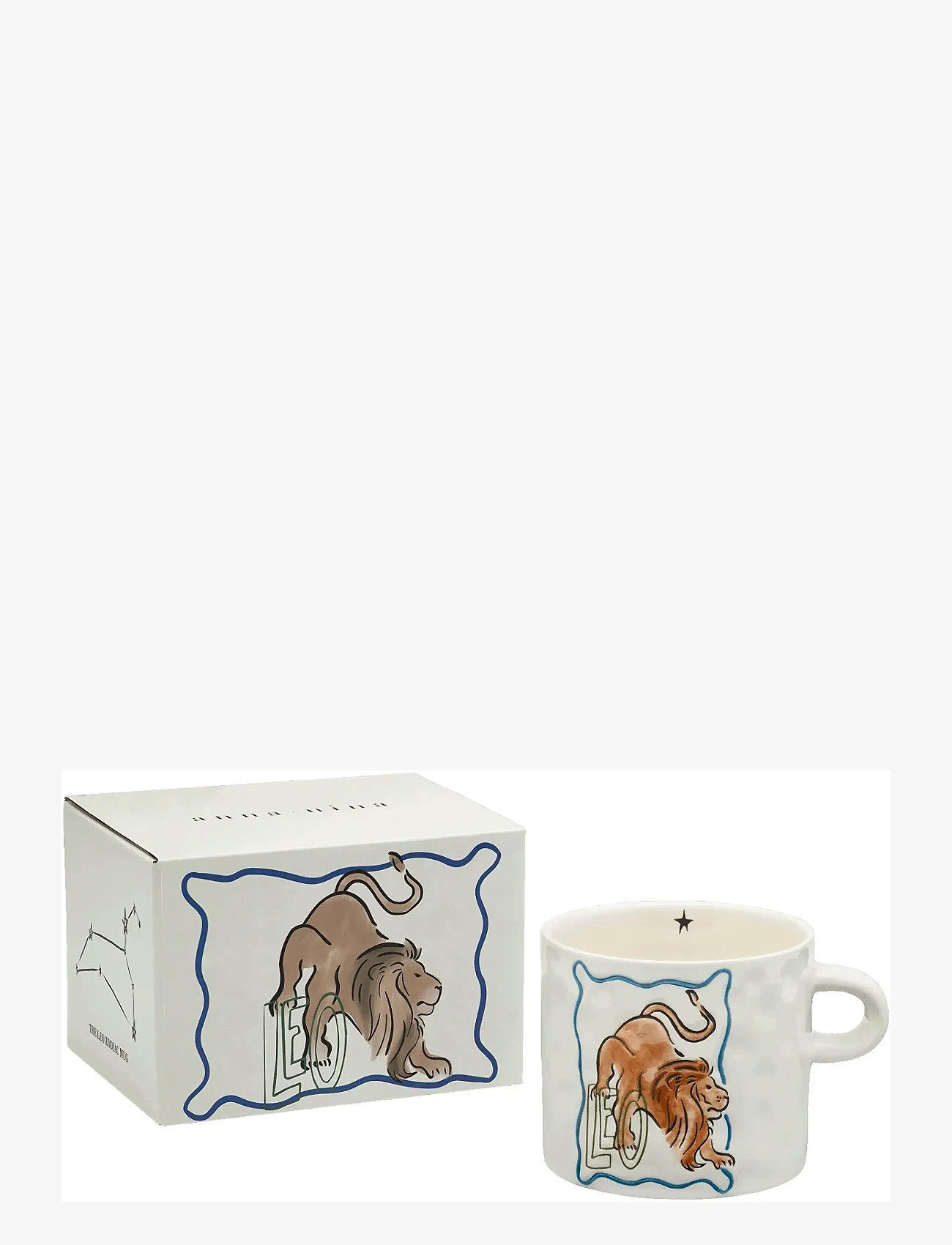 Anna + Nina - Zodiac Tea Mug - tekopper - leo - 1