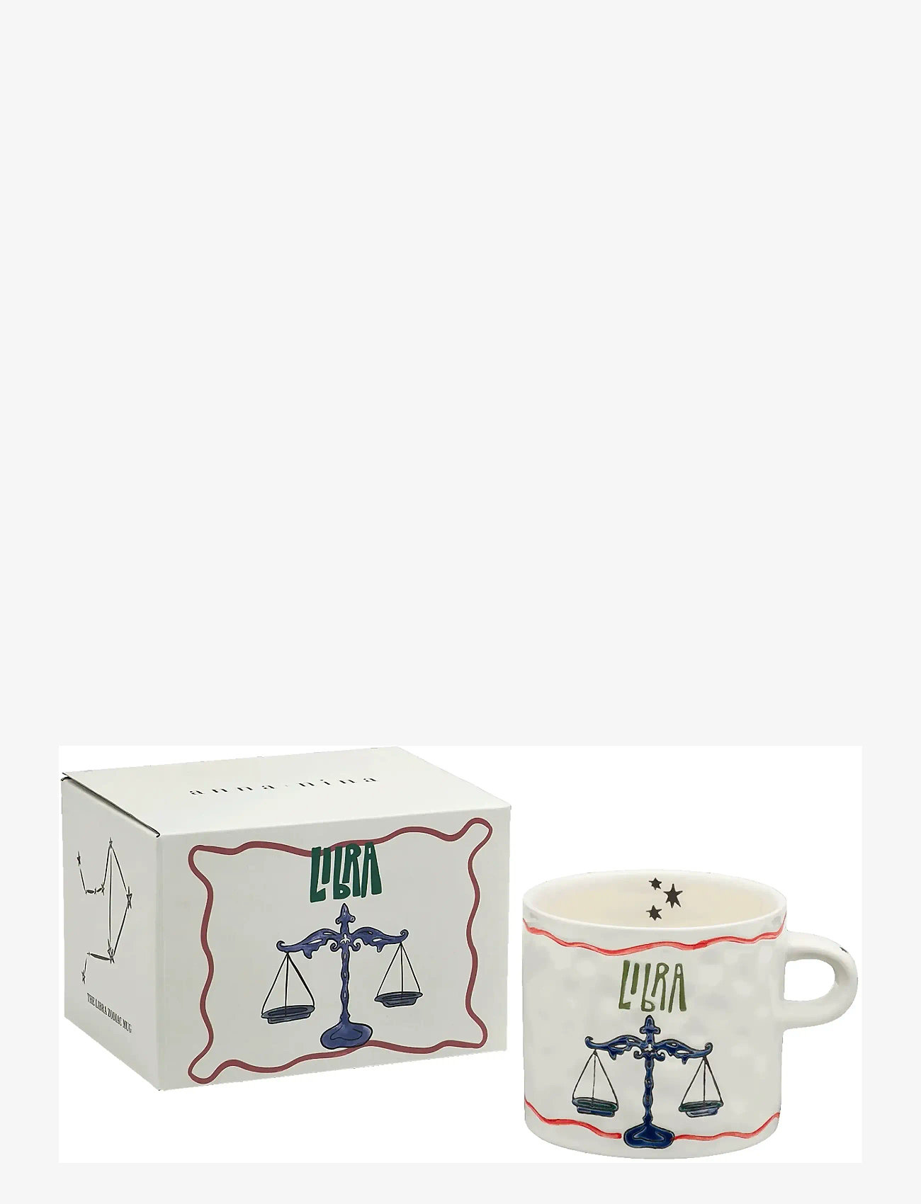 Anna + Nina - Zodiac Tea Mug - tekopper - libra - 1