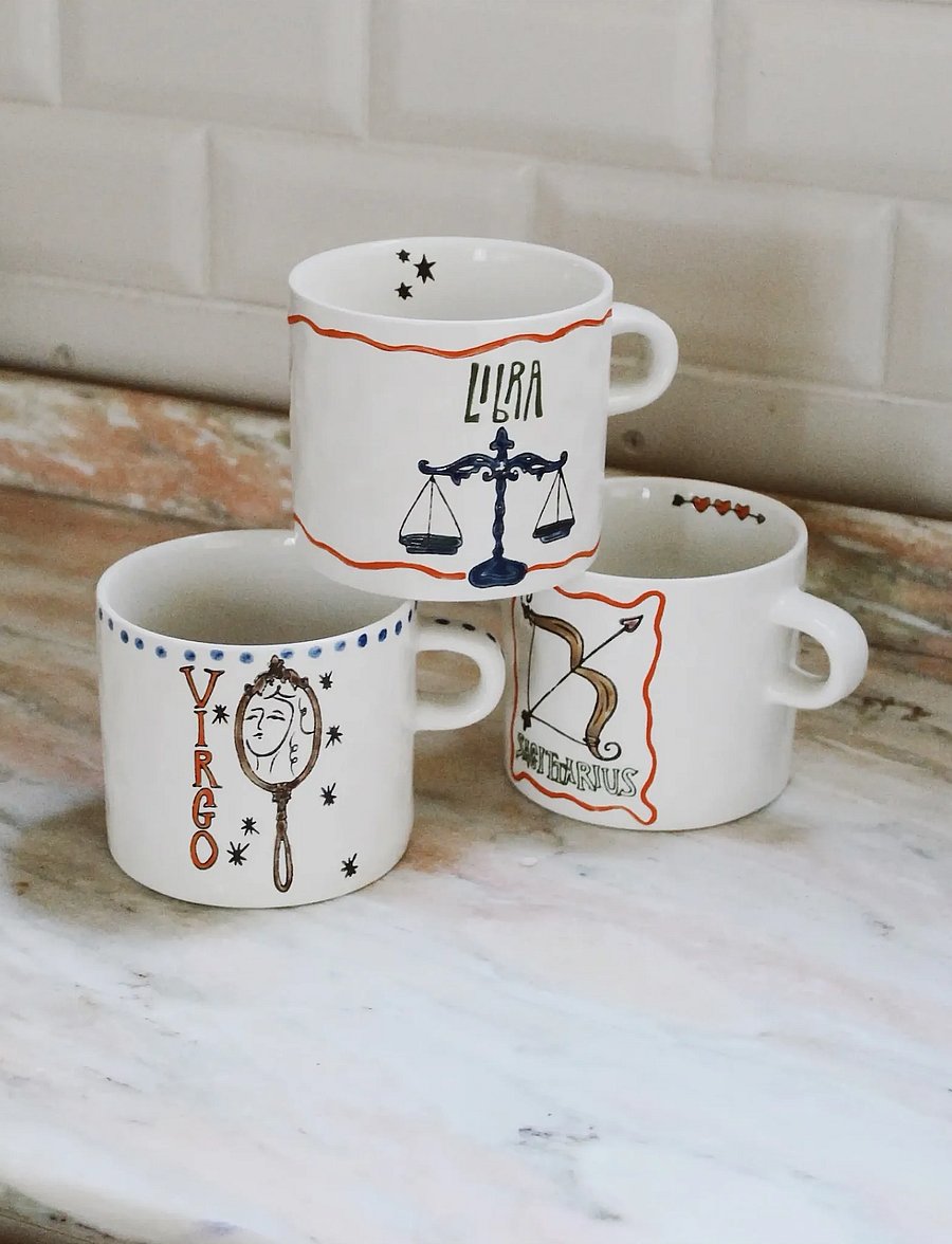 Anna + Nina - Zodiac Tea Mug - teetassid - libra - 4
