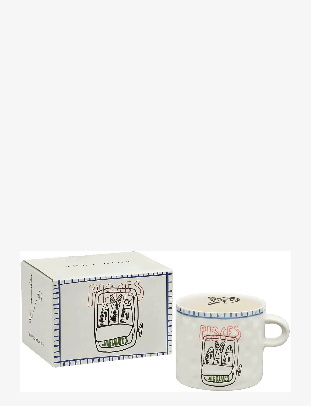Anna + Nina - Zodiac Tea Mug - tekopper - pisces - 1