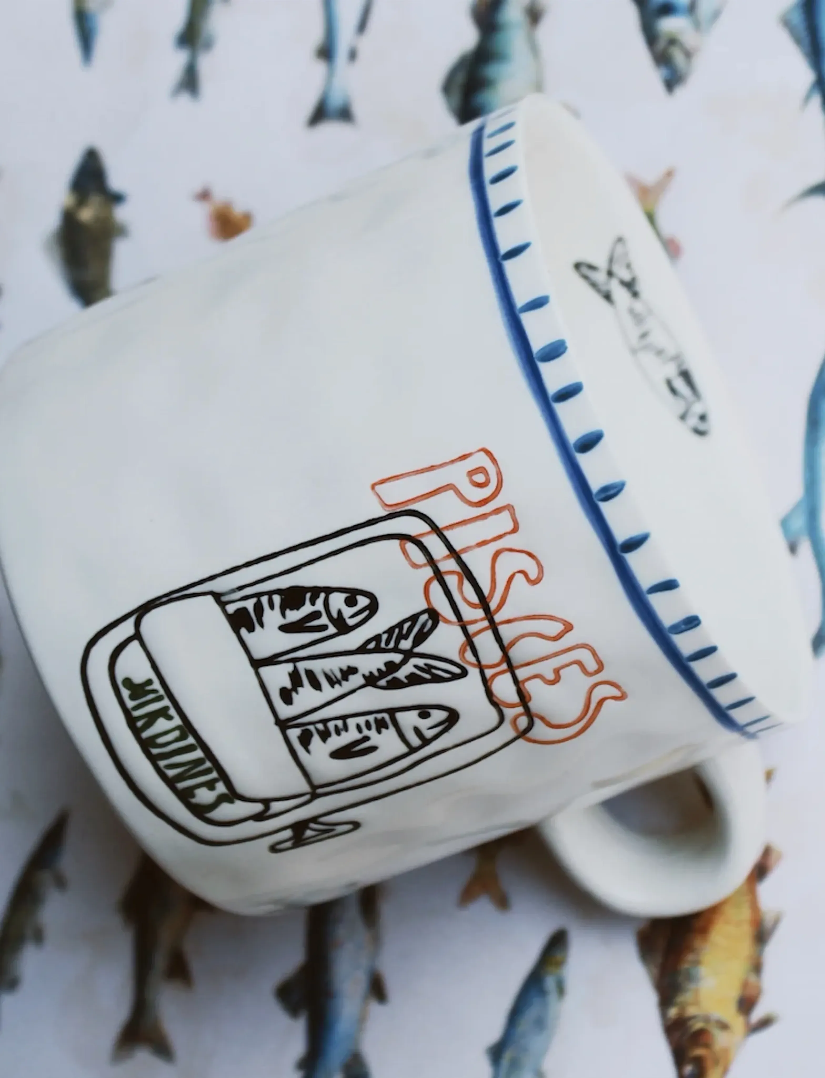 Anna + Nina Zodiac Tea Mug, 50 CL, Cream, Kopper & Krus > Tekopper, Unisex