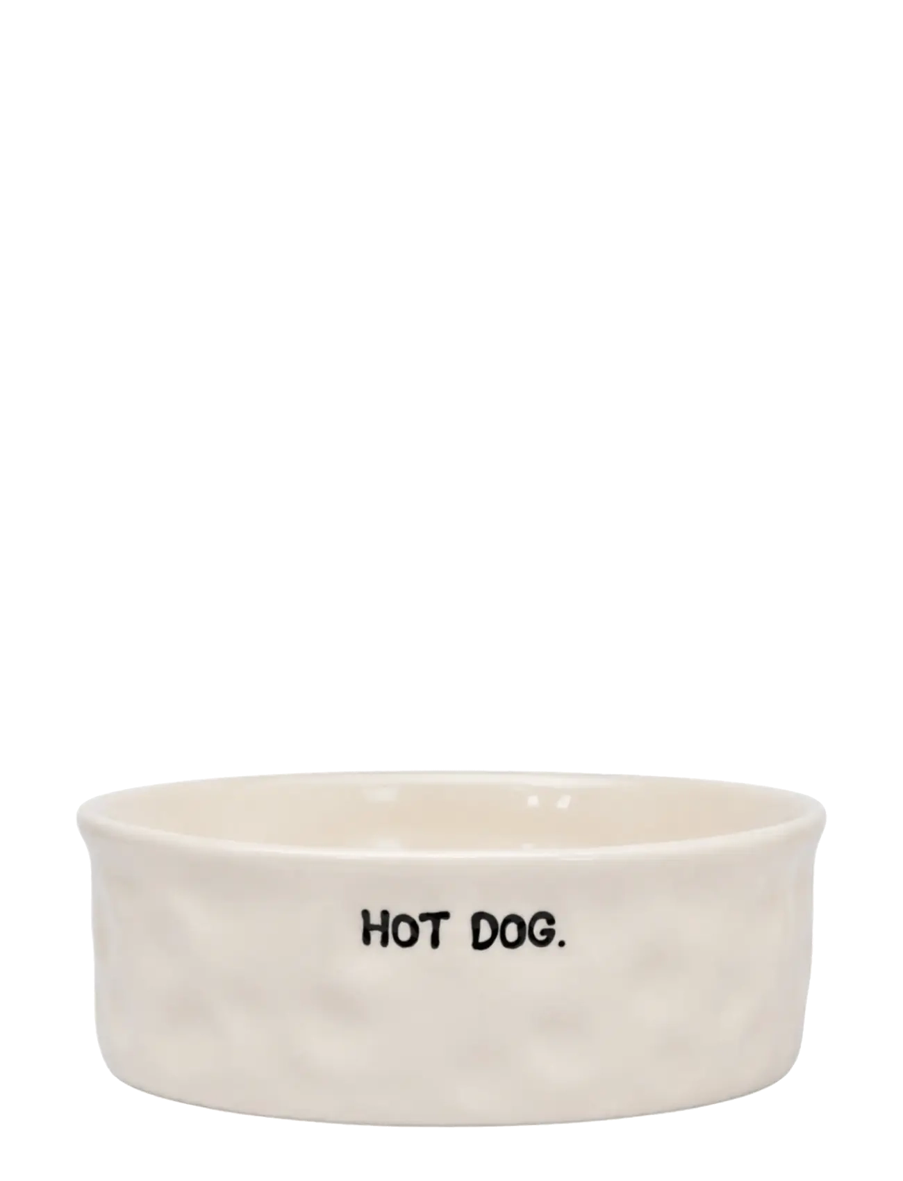 Anna + Nina Hot Dog Pet Bowl - Anna + Nina - WHITE / white