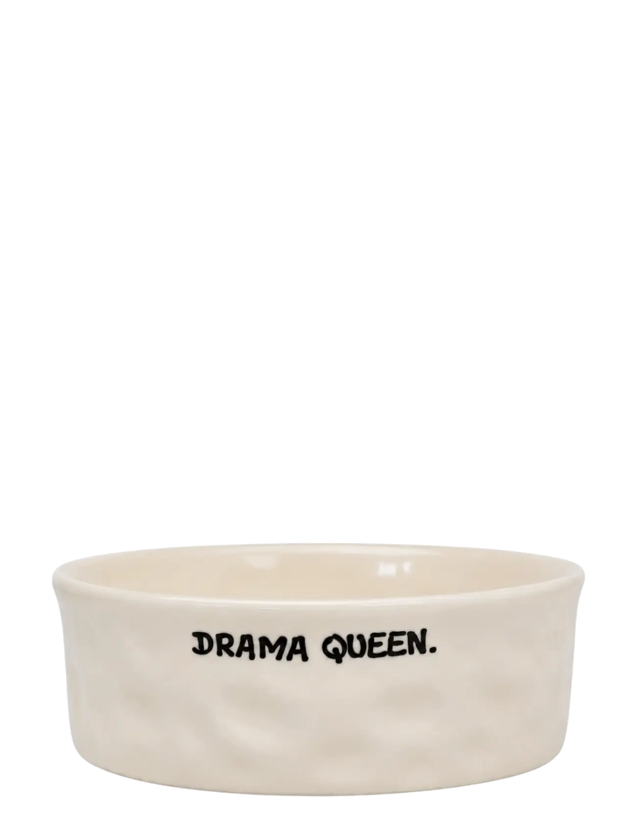 Anna + Nina Drama Queen Pet Bowl - Anna + Nina - WHITE / white