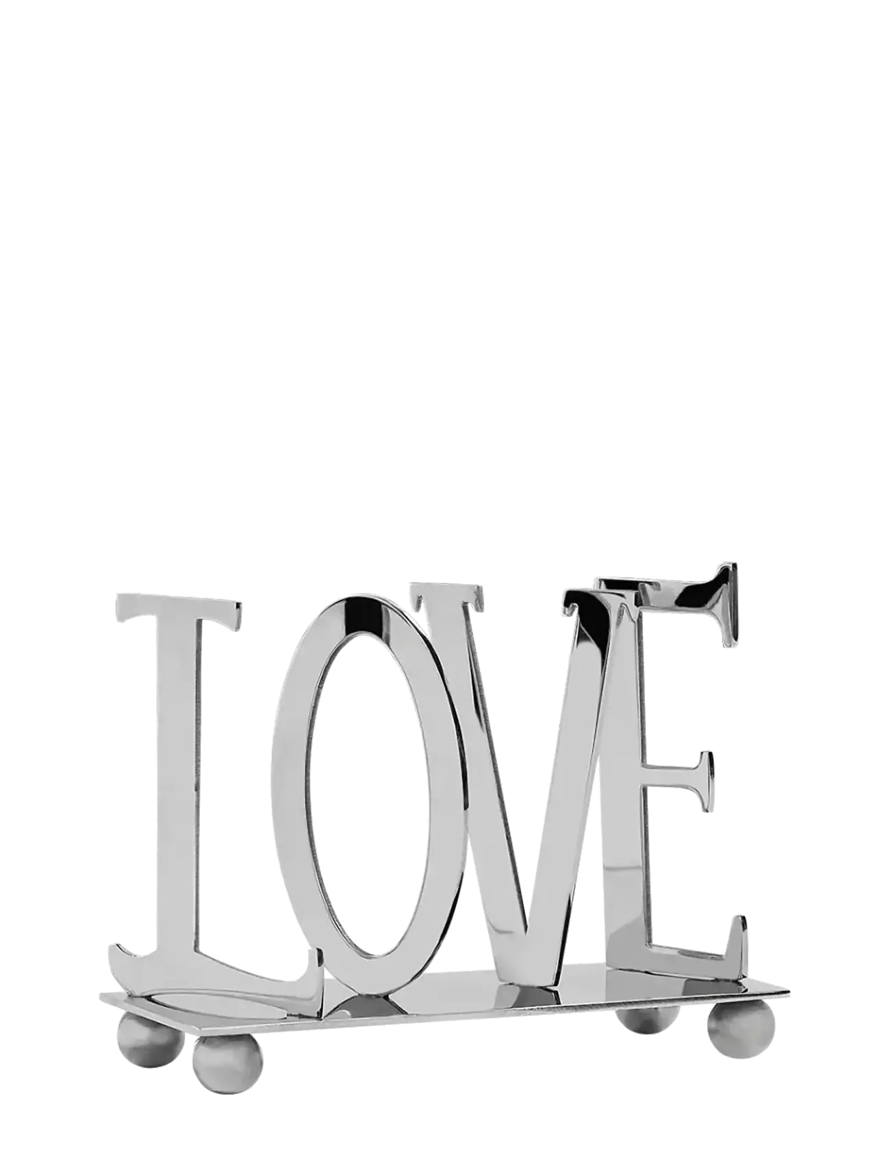 Anna + Nina Love Toast Rack - Køkkenopbevaring - SILVER / silver