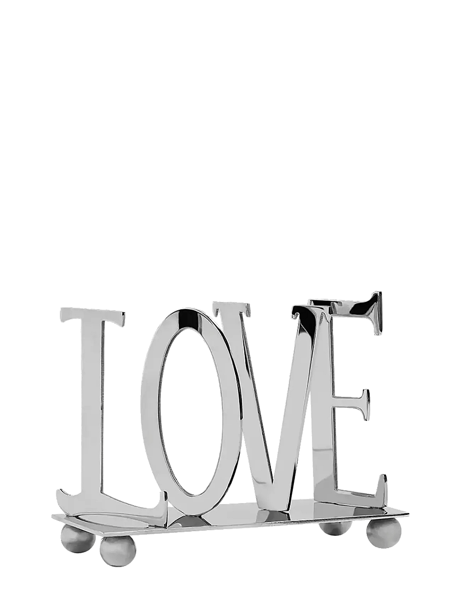 Anna + Nina - Love Toast Rack - brotkästen & brotkörbe - silver - 1