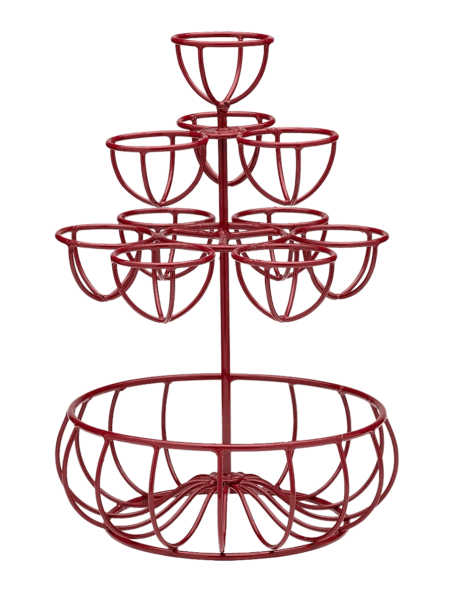 Anna + Nina - Eggy Delight Egg Stand - eierbecher - red - 1