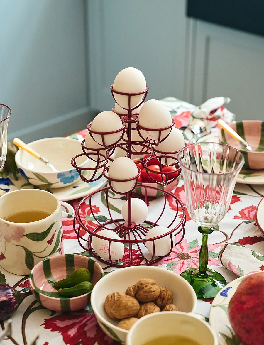 Anna + Nina - Eggy Delight Egg Stand - eierbecher - red - 0