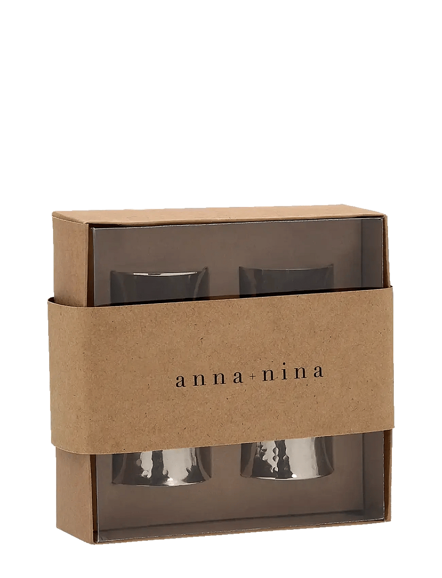 Anna + Nina - Silver Linings Napking Rings Set of 4 - serviettenringe- & halter - silver - 2