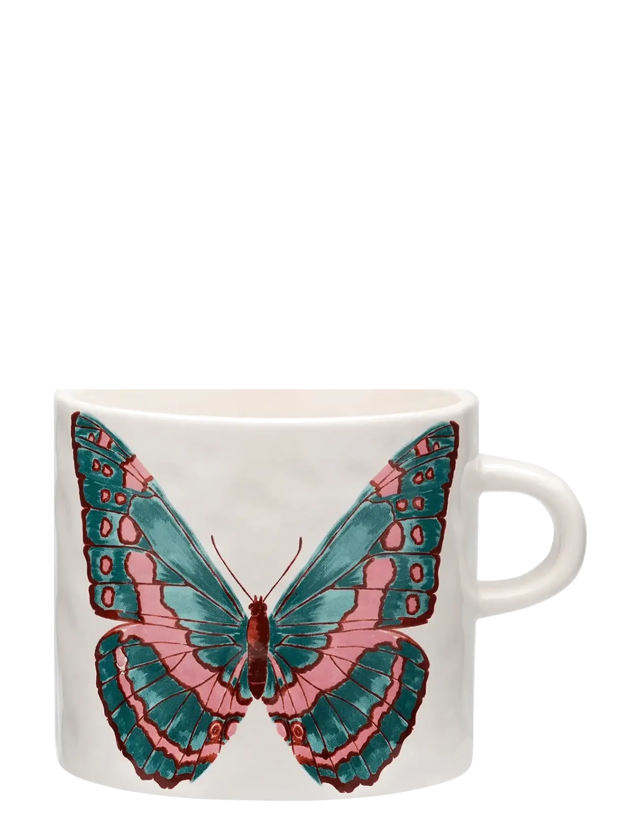 Anna + Nina Butterfly Manor Tea Mug - Under 300 kr - MULTICOLOR / white