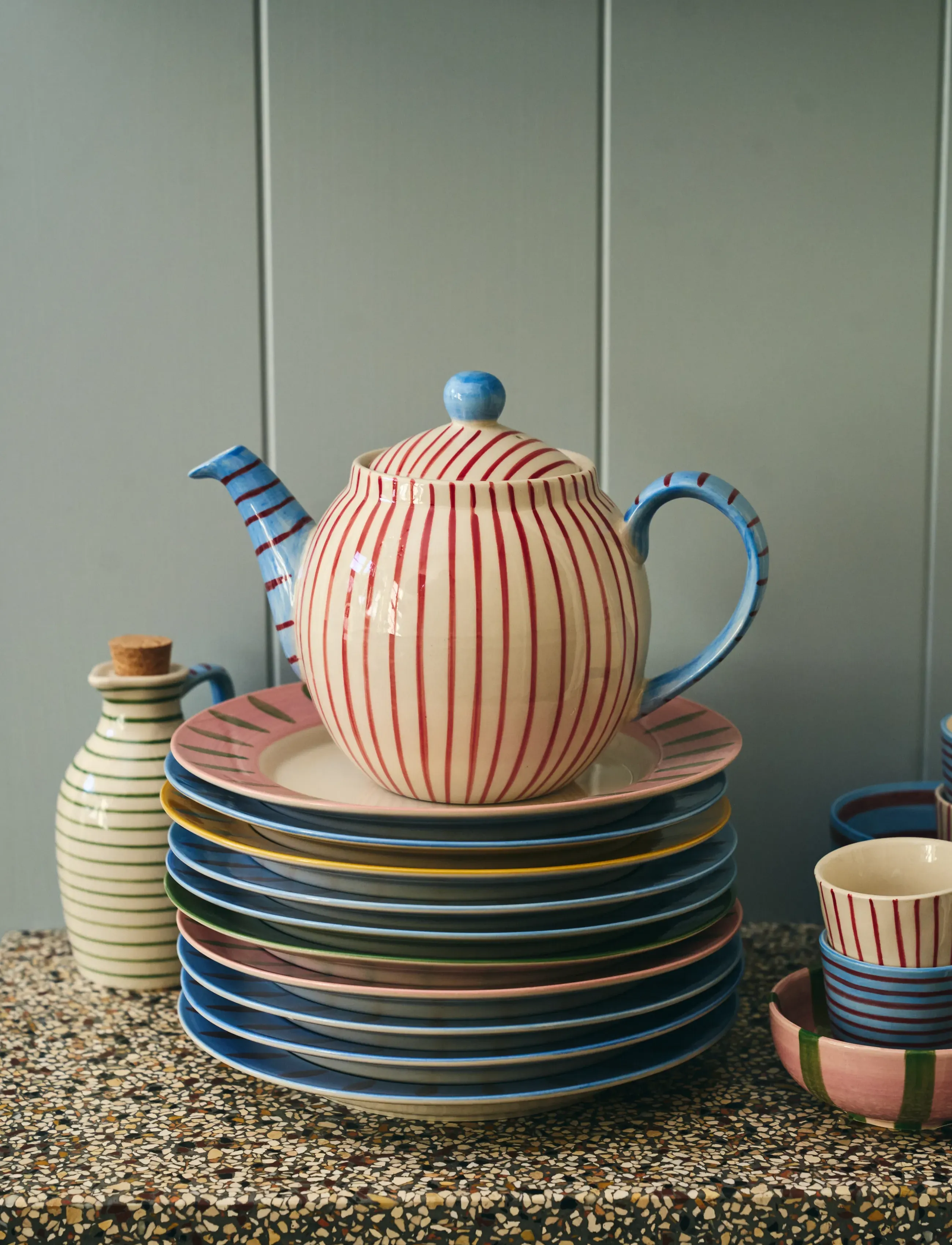 Anna + Nina - Percy Teapot - multicolor - 0