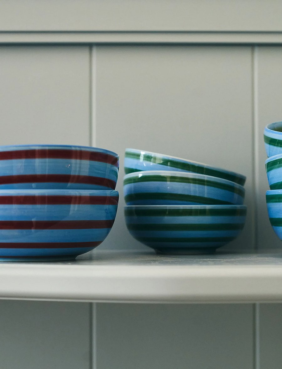 Anna + Nina - Tide & Leaf Bowl - multicolor - 0