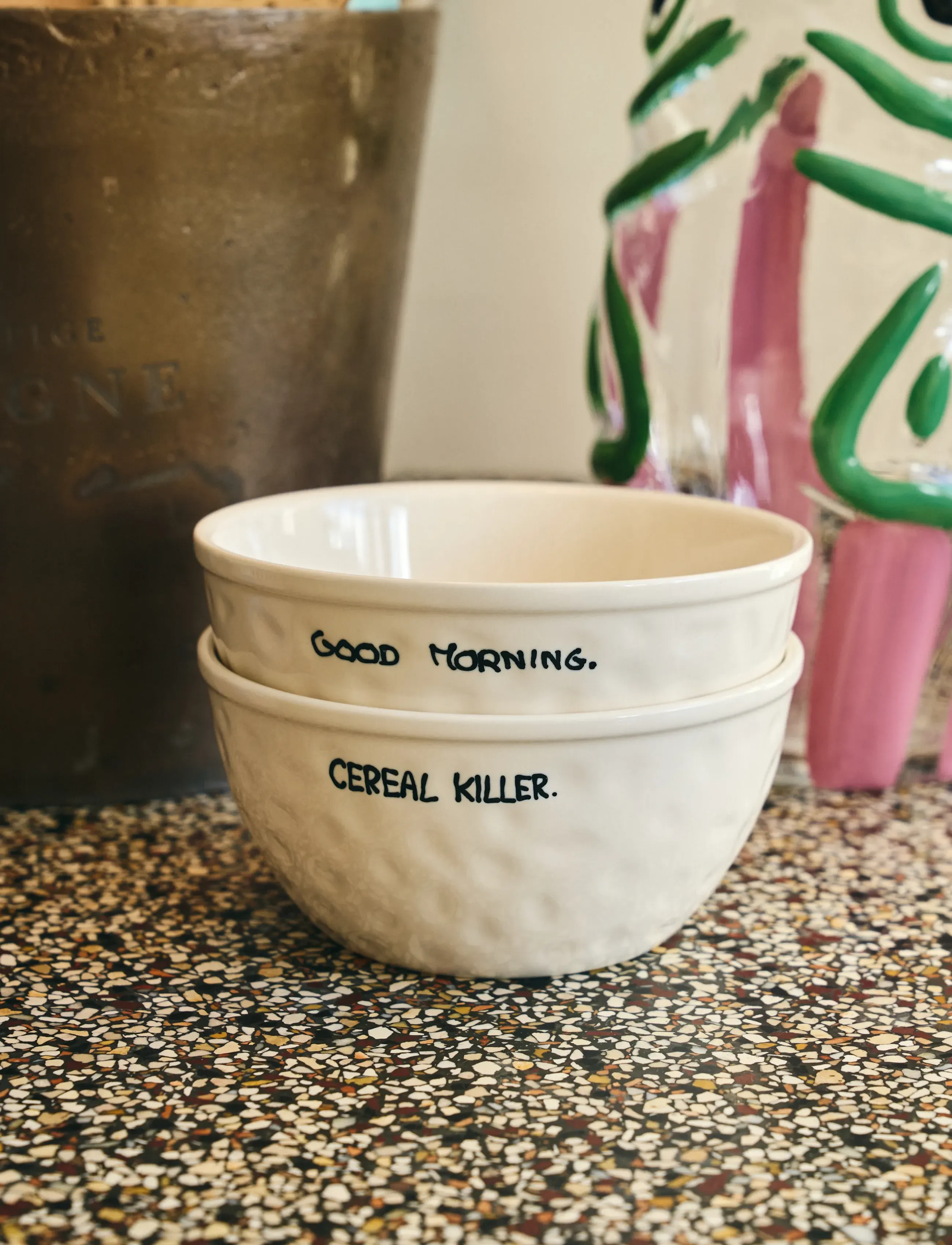 Anna + Nina - Cereal Killer Bowl - white - 0