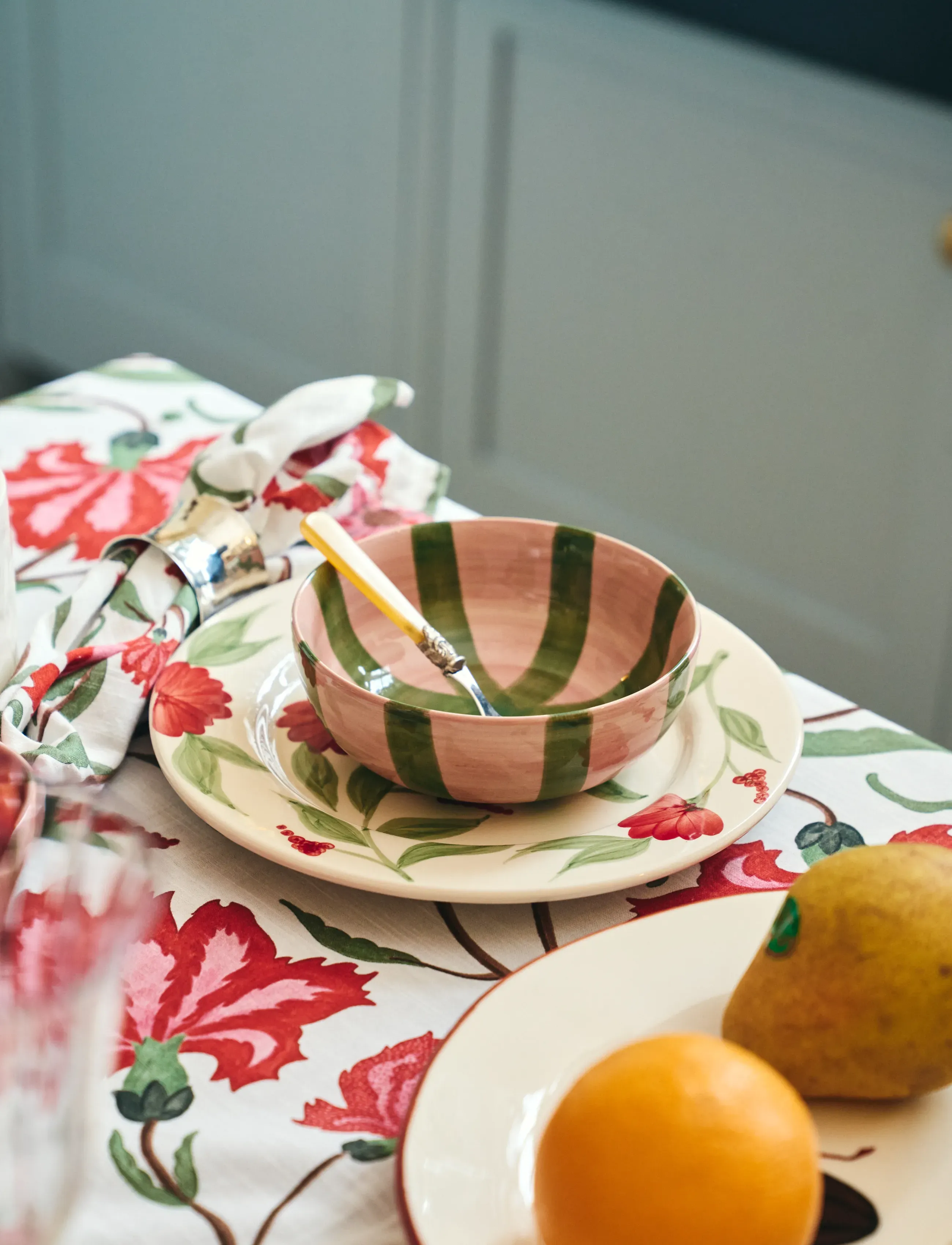 Anna + Nina - Rosebud Bowl - multicolor - 0