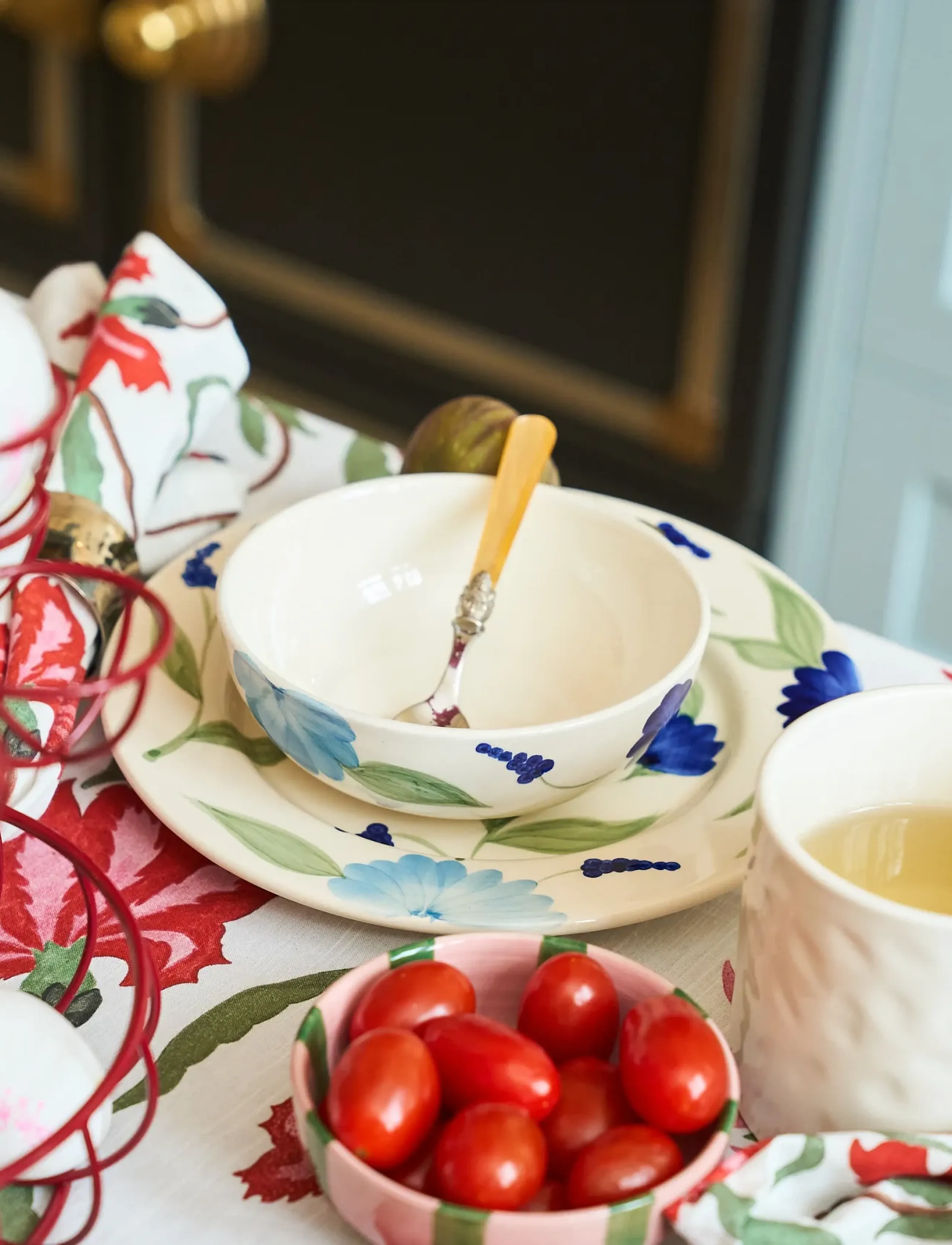 Anna + Nina - Garden Mirage Breakfast Plate - asietter - multicolor - 0