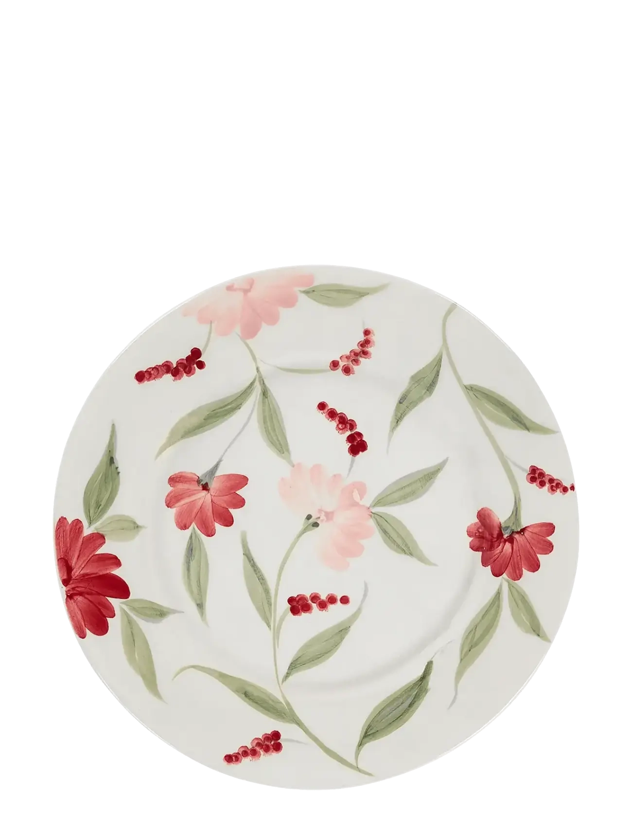 Anna + Nina Garden Reverie Breakfast Plate - Vis alt - MULTICOLOR / red