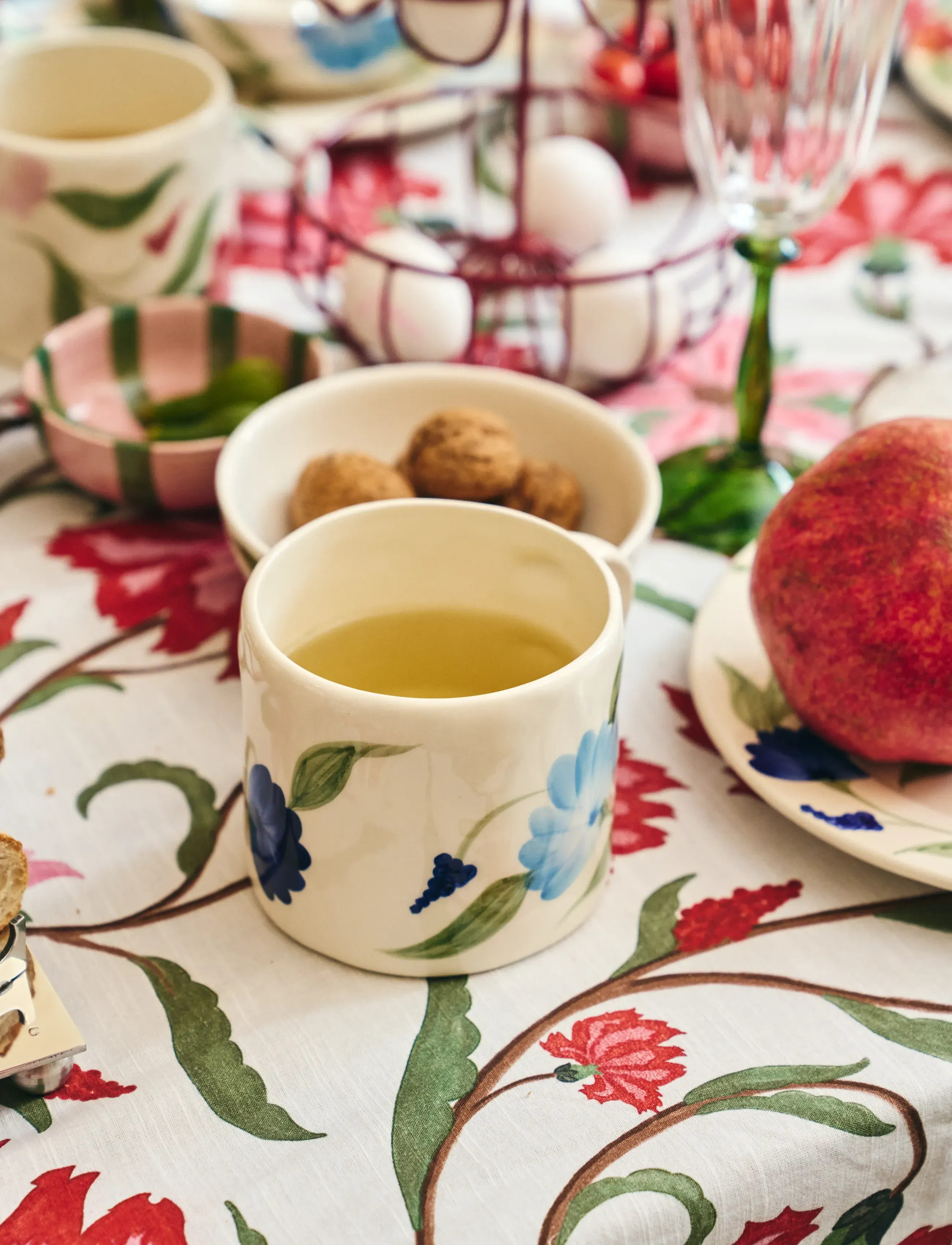 Anna + Nina - Garden Mirage Tea Mug - tekoppar - multicolor - 0