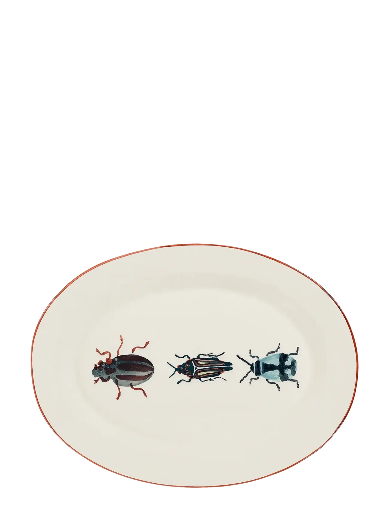 Anna + Nina Bugging You Serving Platter - Borddækning - MULTICOLOR / cream