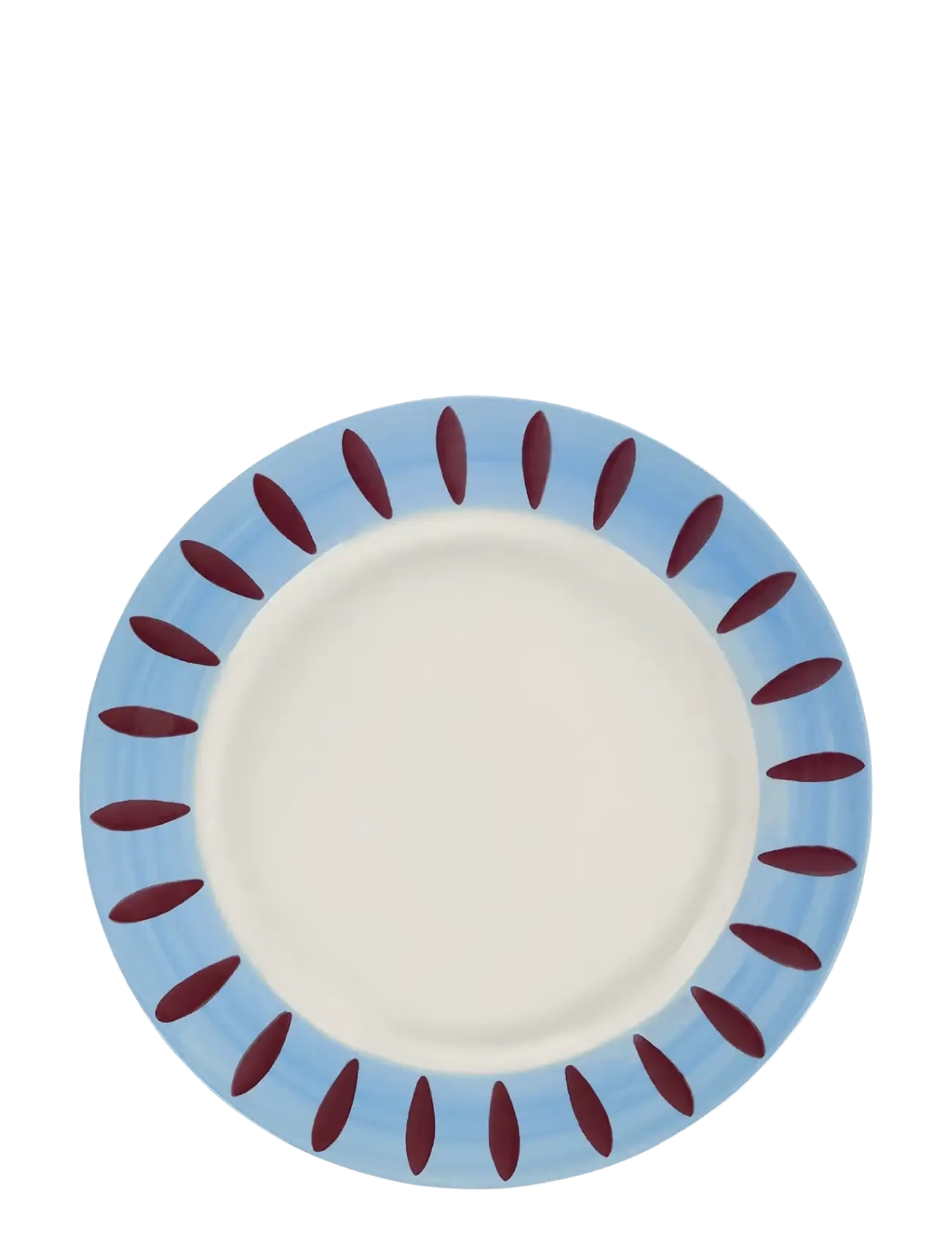 Anna + Nina Percy Breakfast Plate - Borddækning - MULTICOLOR / blue