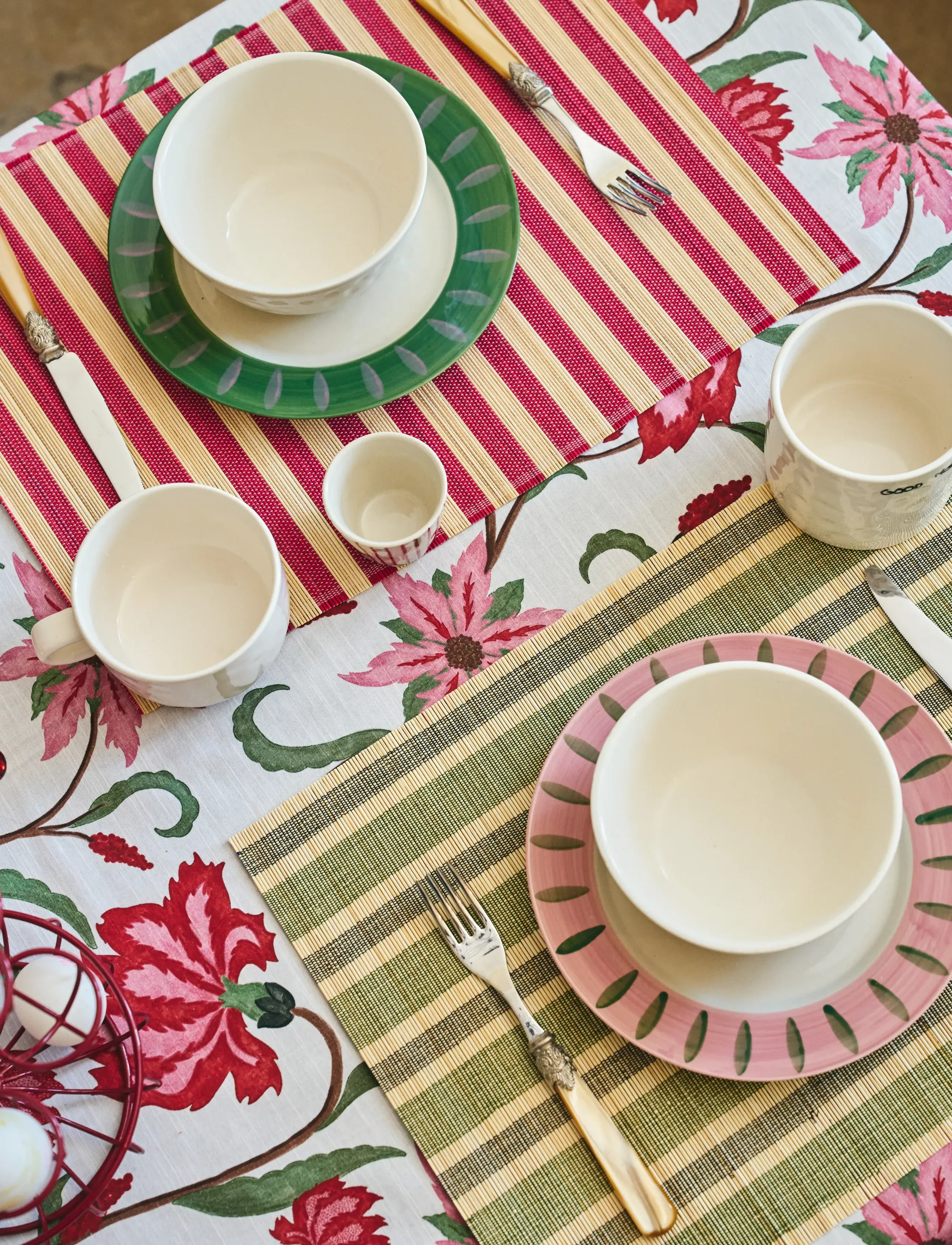 Anna + Nina - Rosebud Breakfast Plate - multicolor - 2