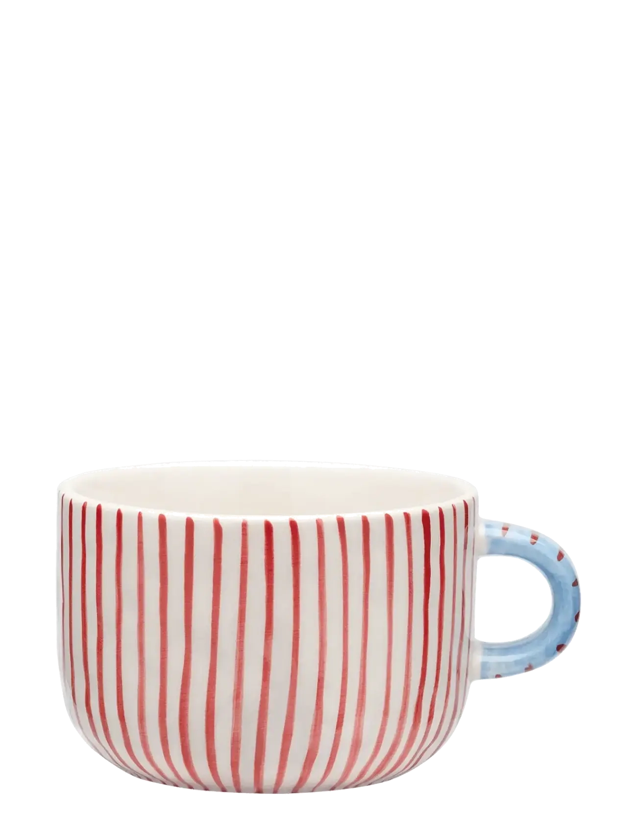 Anna + Nina Percy Cappuccino Mug - Borddækning - MULTICOLOR / red