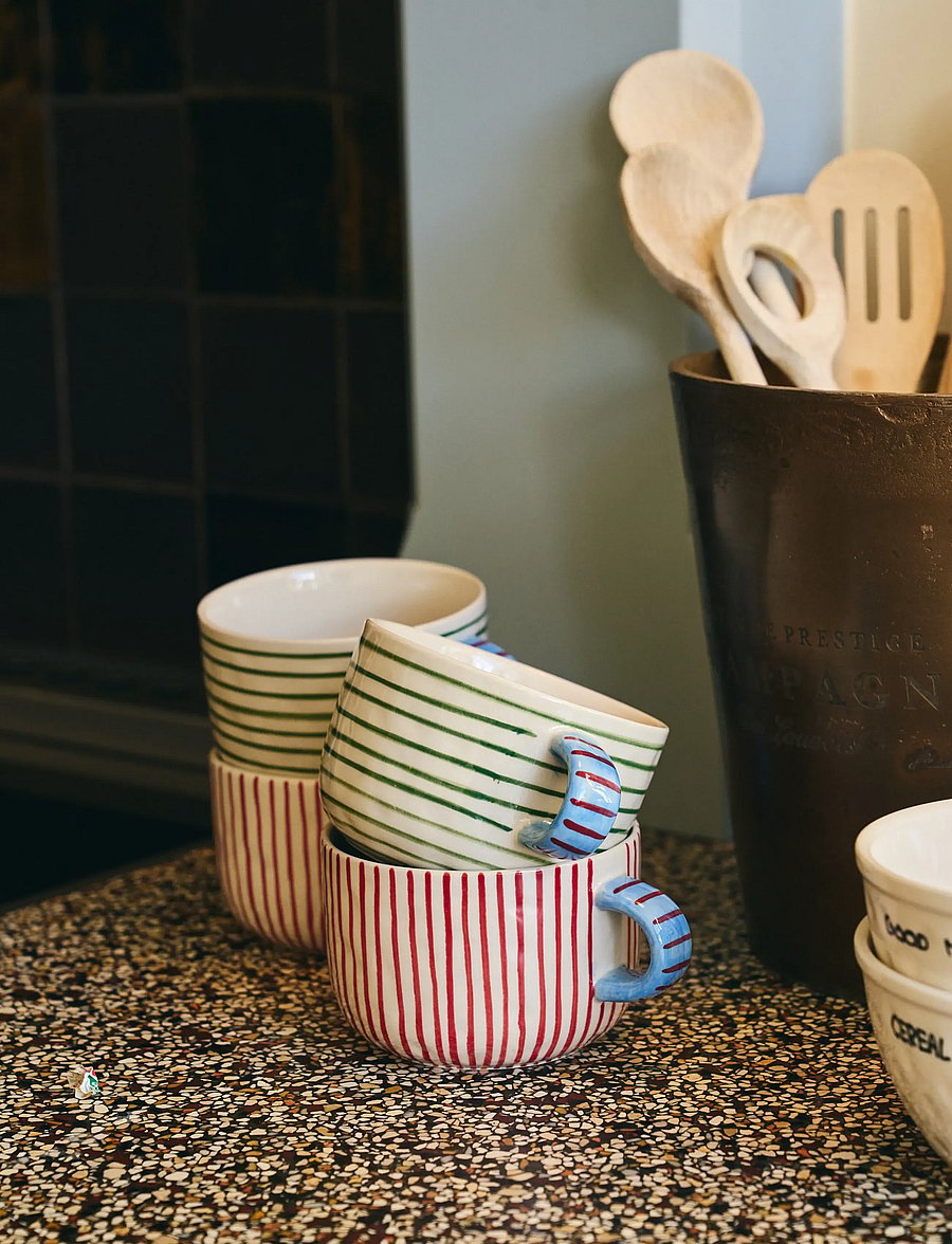 Anna + Nina - Percy Cappuccino Mug - kaffetassen - multicolor - 0
