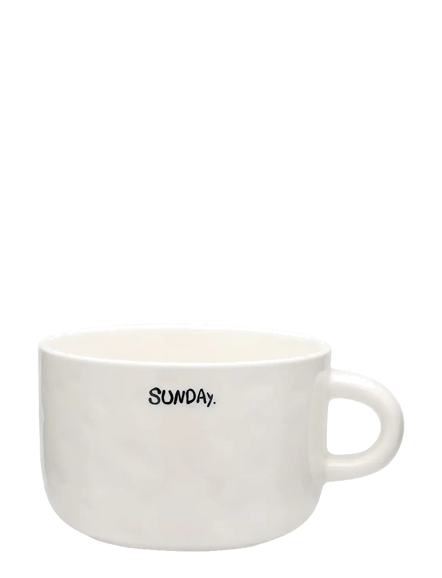 Anna + Nina - Sunday Cappuccino Mug - kohvitassid - white - 0