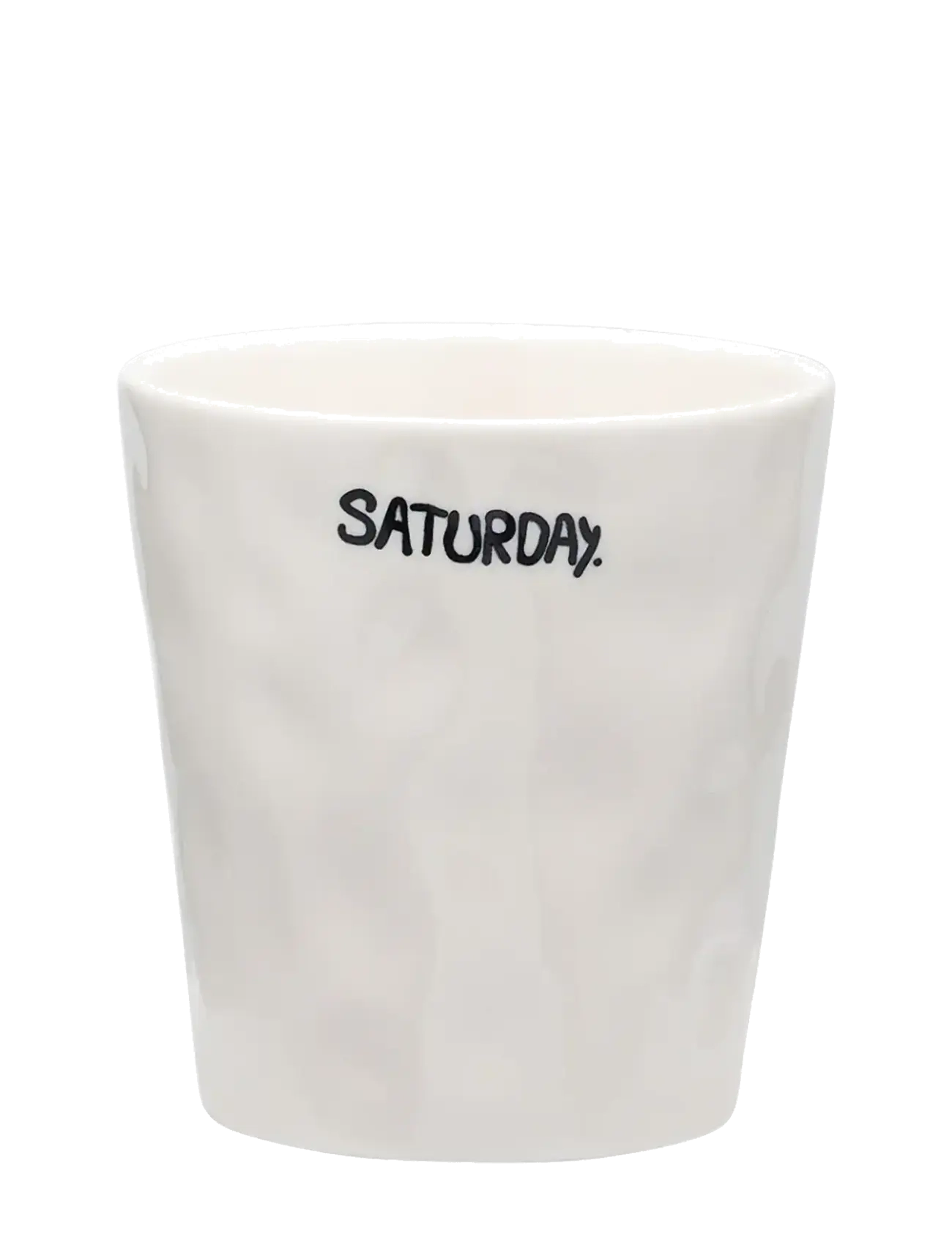 Anna + Nina Saturday Coffee Cup - Julklappar - WHITE / white